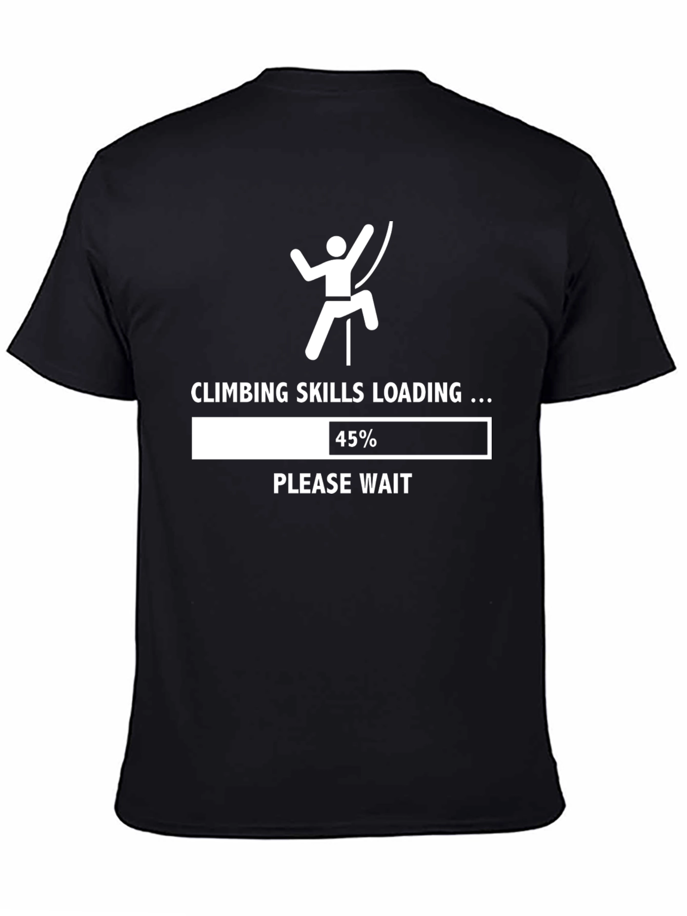 Climbing Skills Loading T-Shirt - Funny Rock Climbing Tee