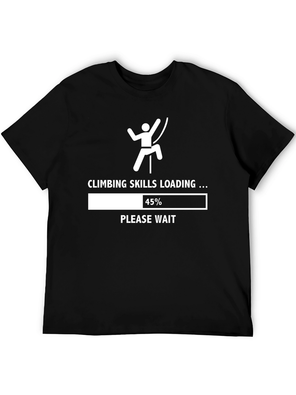 Climbing Skills Loading T-Shirt - Funny Rock Climbing Tee
