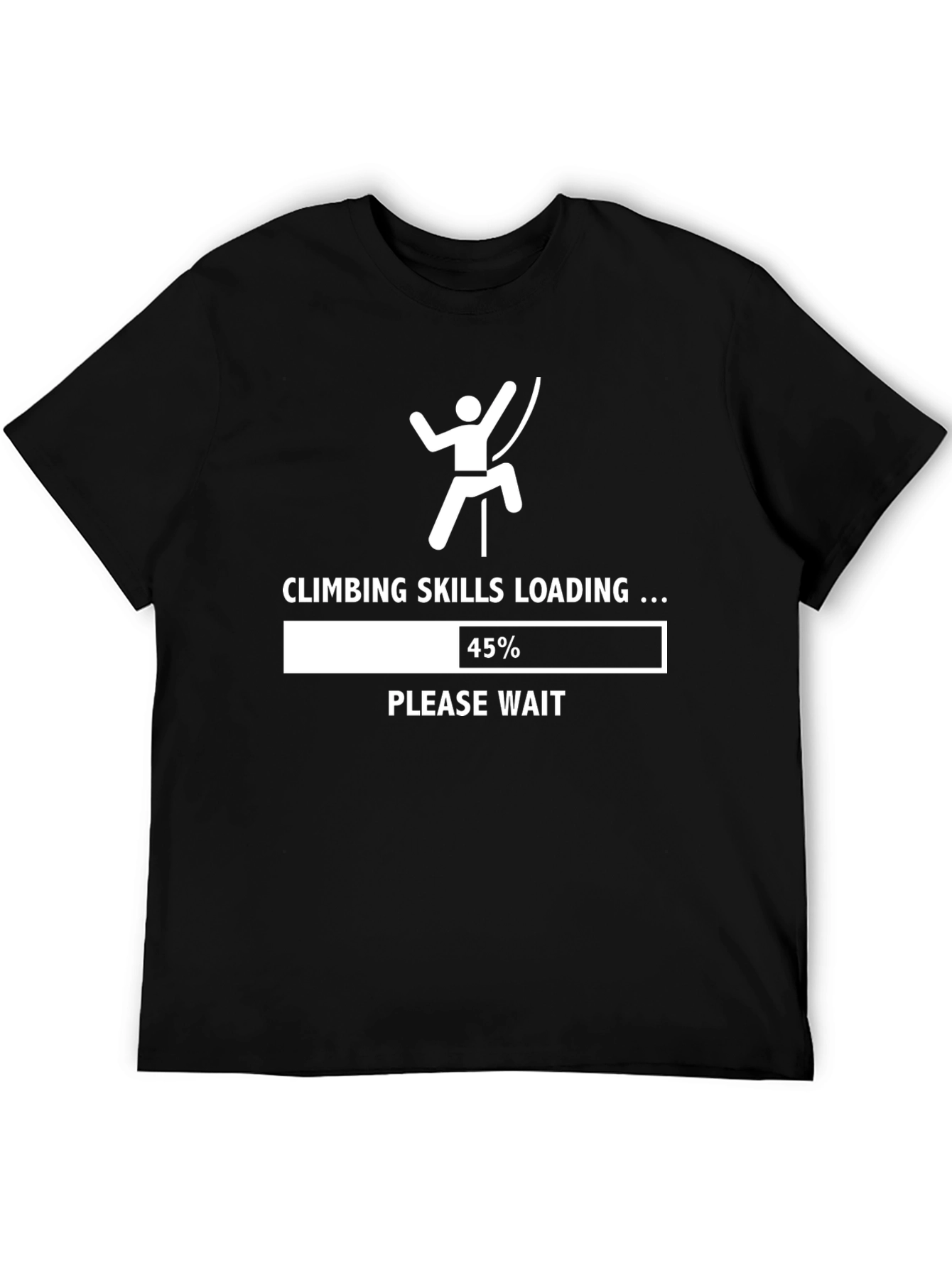 Climbing Skills Loading T-Shirt - Funny Rock Climbing Tee