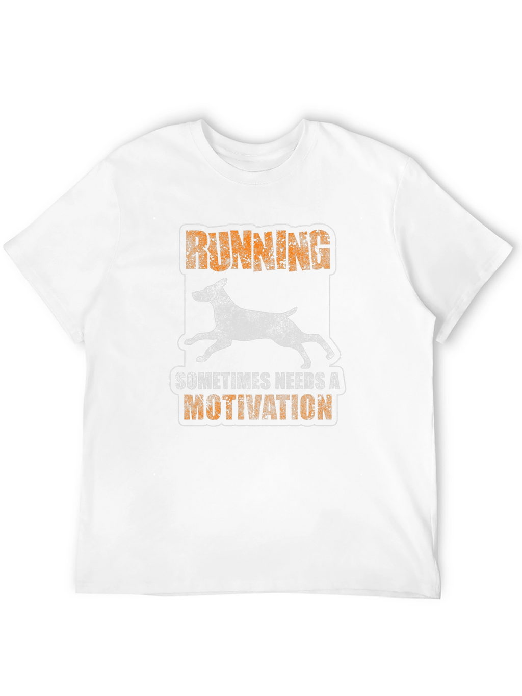 Running Motivation Dog Graphic T-Shirt