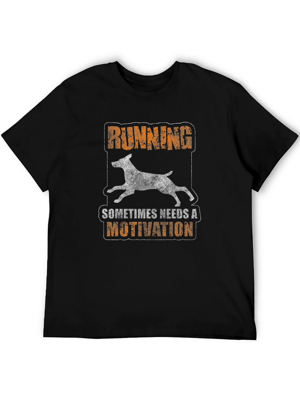 Running Motivation Dog Graphic T-Shirt