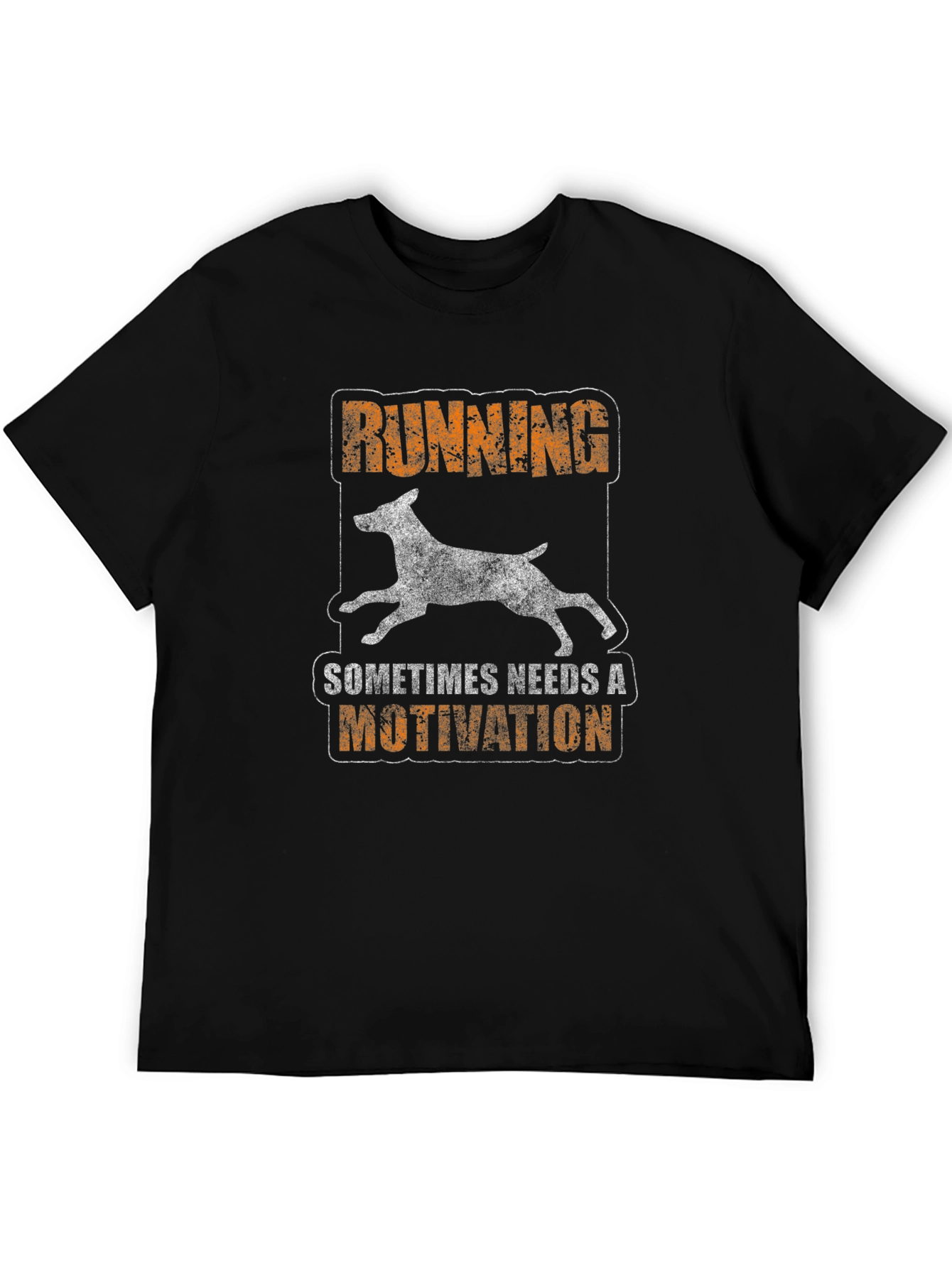Running Motivation Dog Graphic T-Shirt