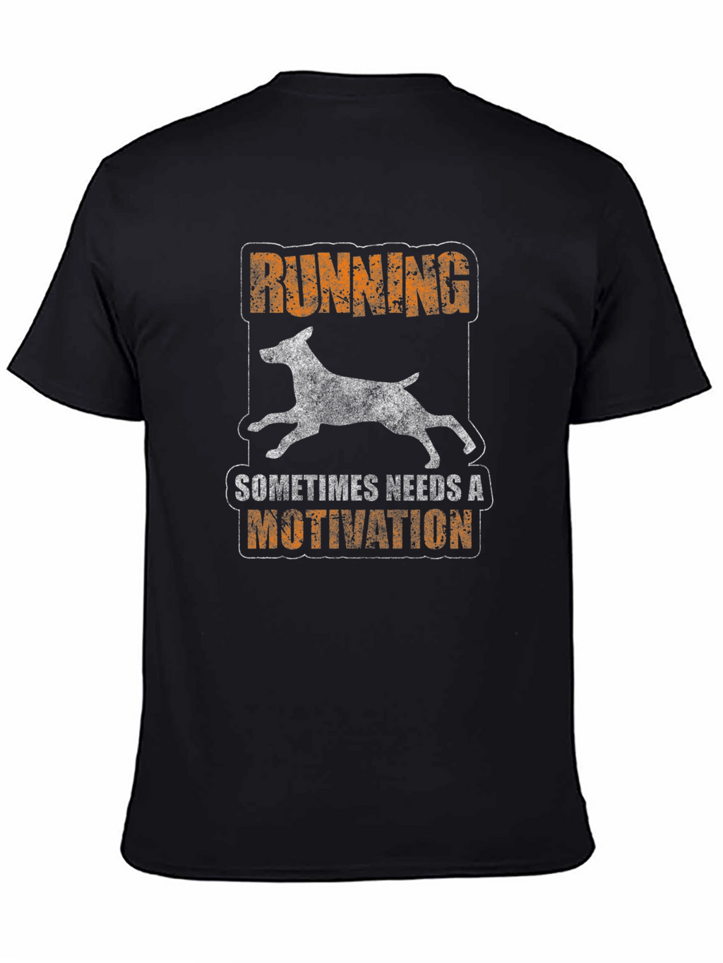 Running Motivation Dog Graphic T-Shirt
