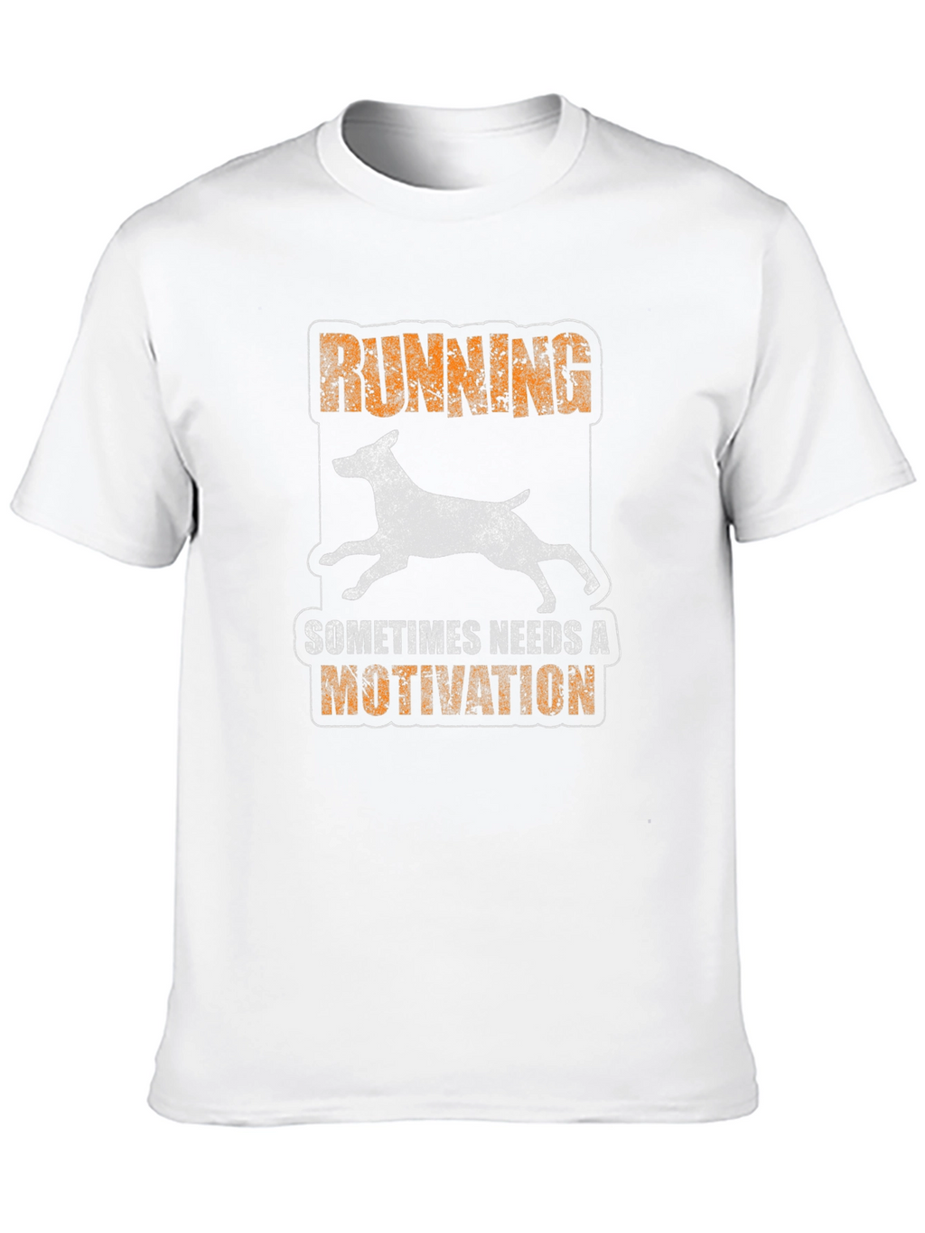 Running Motivation Dog Graphic T-Shirt