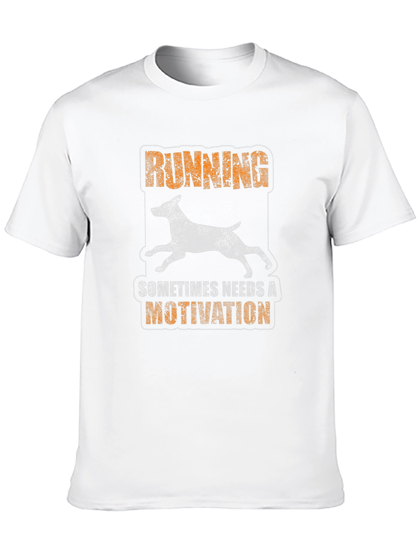Running Motivation Dog Graphic T-Shirt