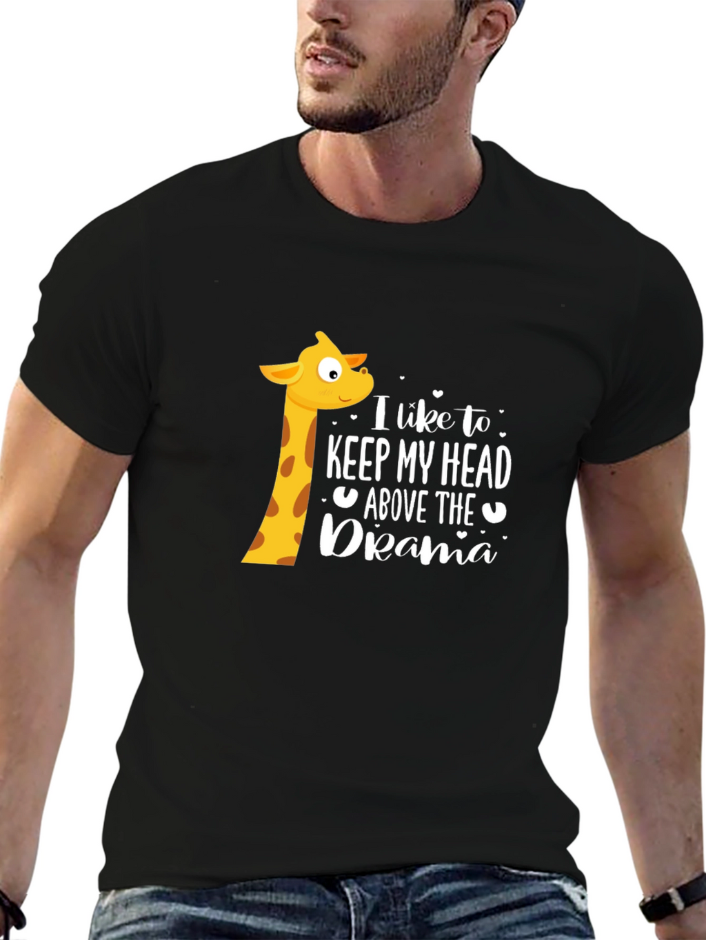 Keep My Head Above The Drama Giraffe T-Shirt