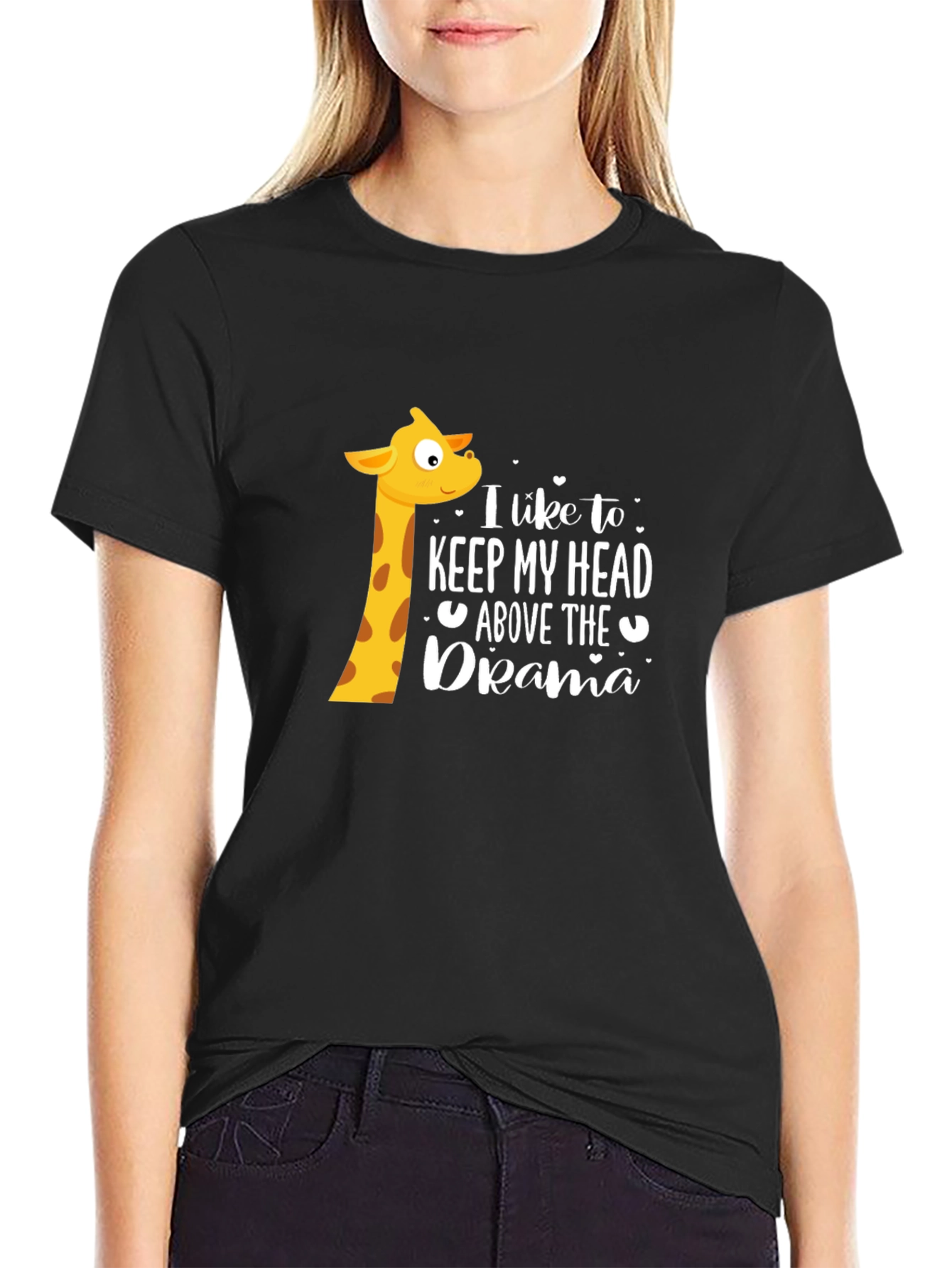 Keep My Head Above The Drama Giraffe T-Shirt