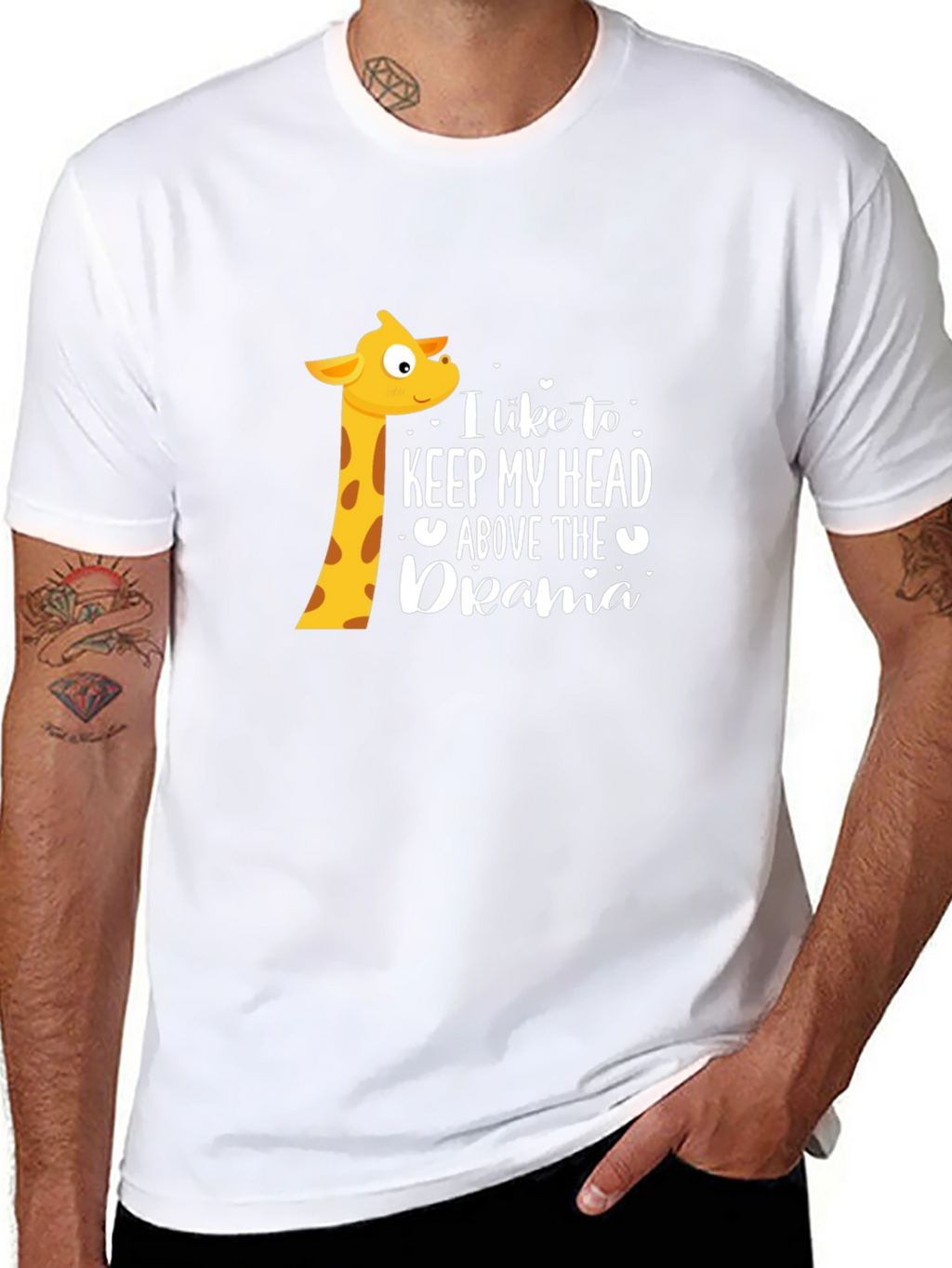 Keep My Head Above The Drama Giraffe T-Shirt