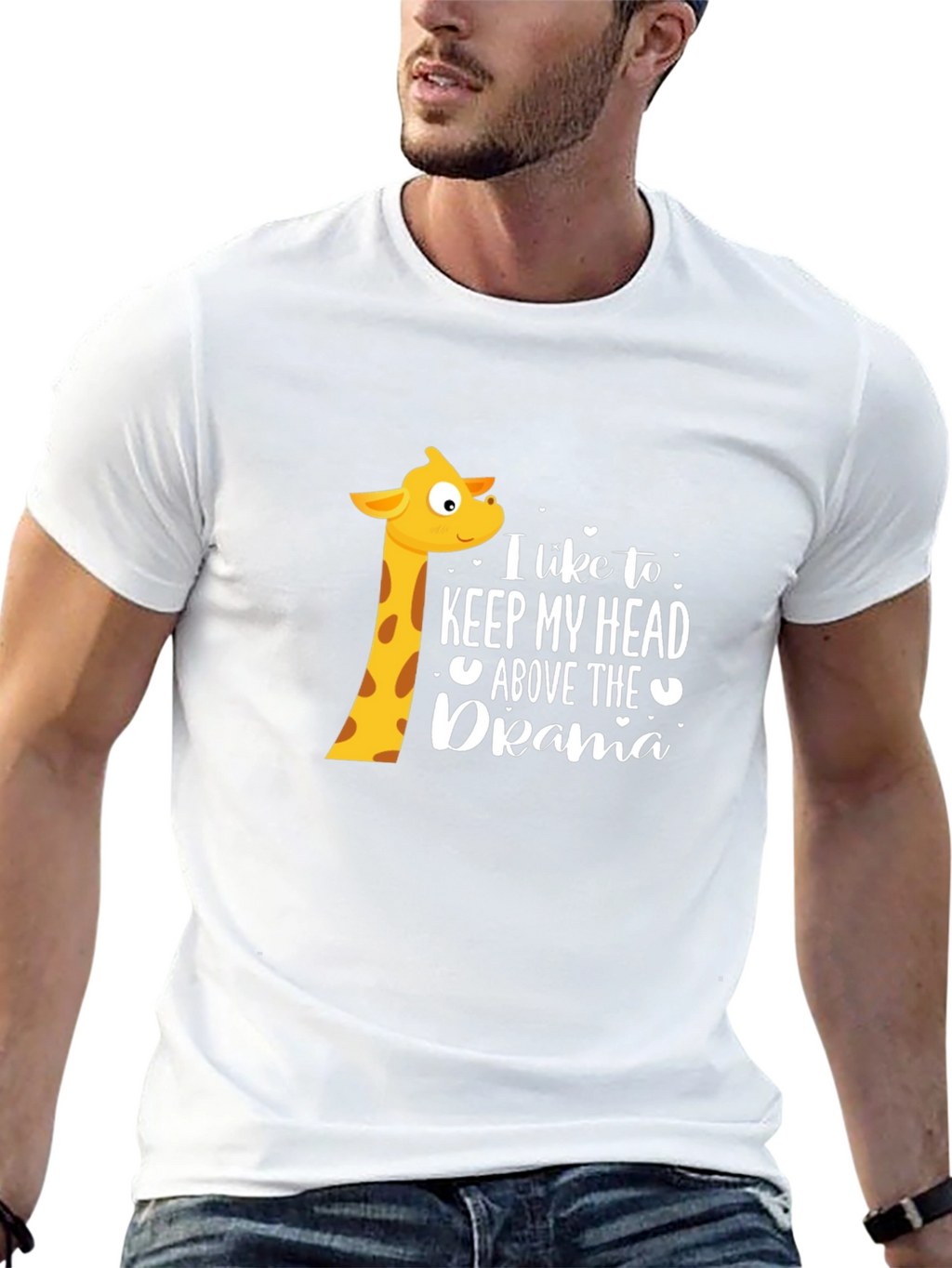 Keep My Head Above The Drama Giraffe T-Shirt