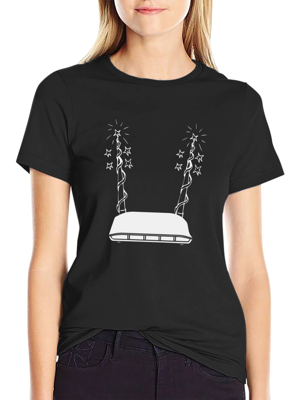 Novelty Graphic T-Shirt - Magic Star Design