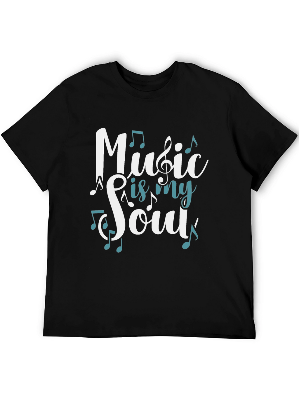 Music is My Soul Graphic T-Shirt