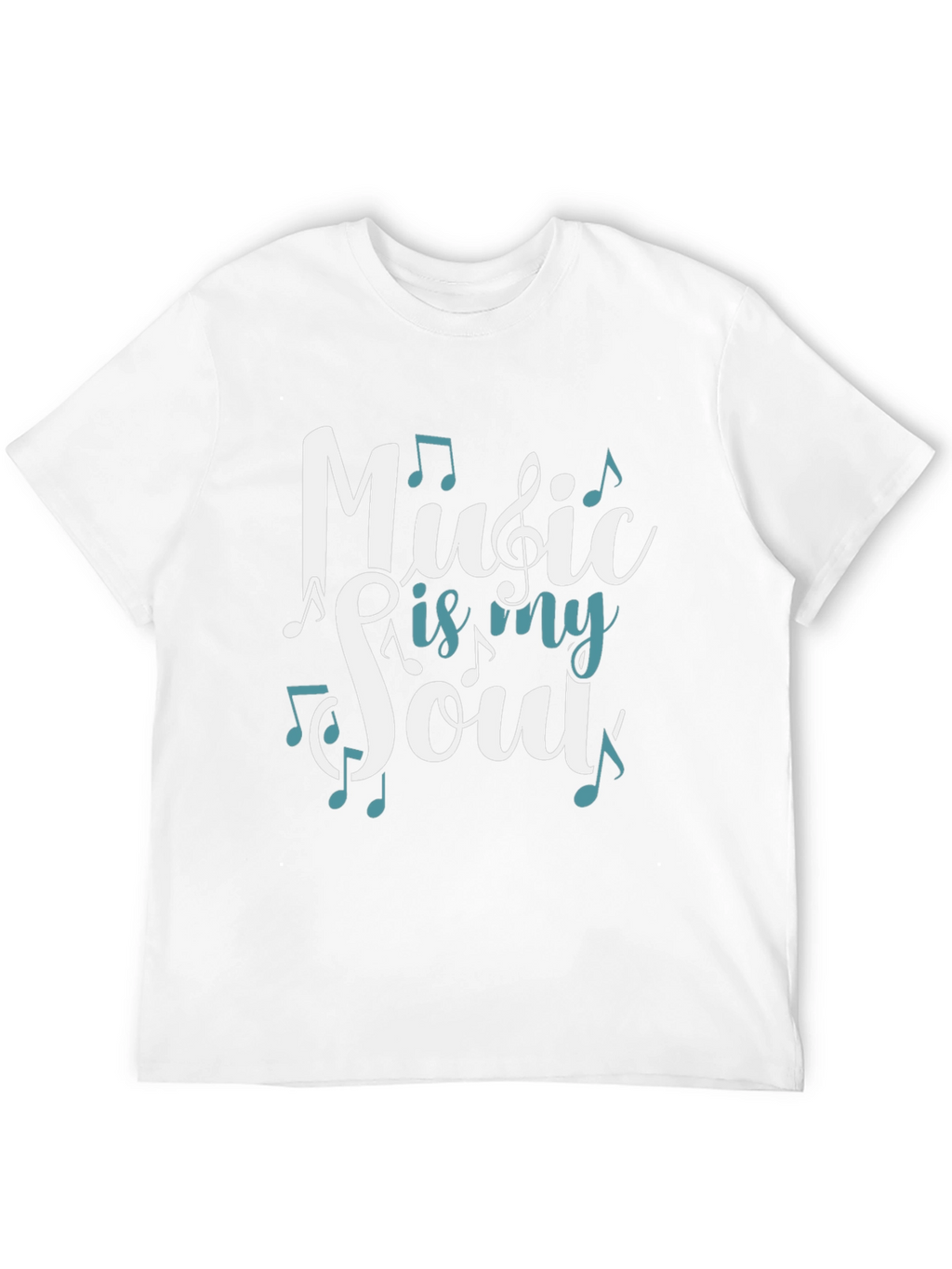 Music is My Soul Graphic T-Shirt