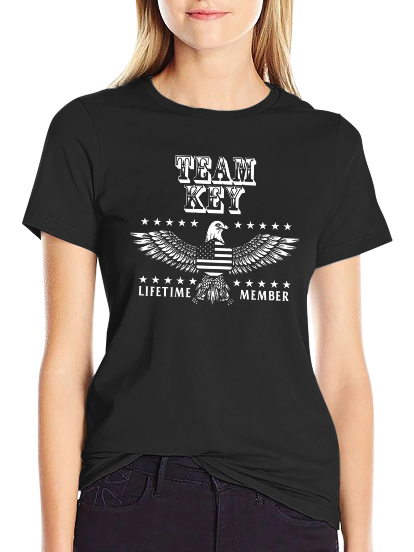 Team Key Lifetime Member Graphic T-Shirt