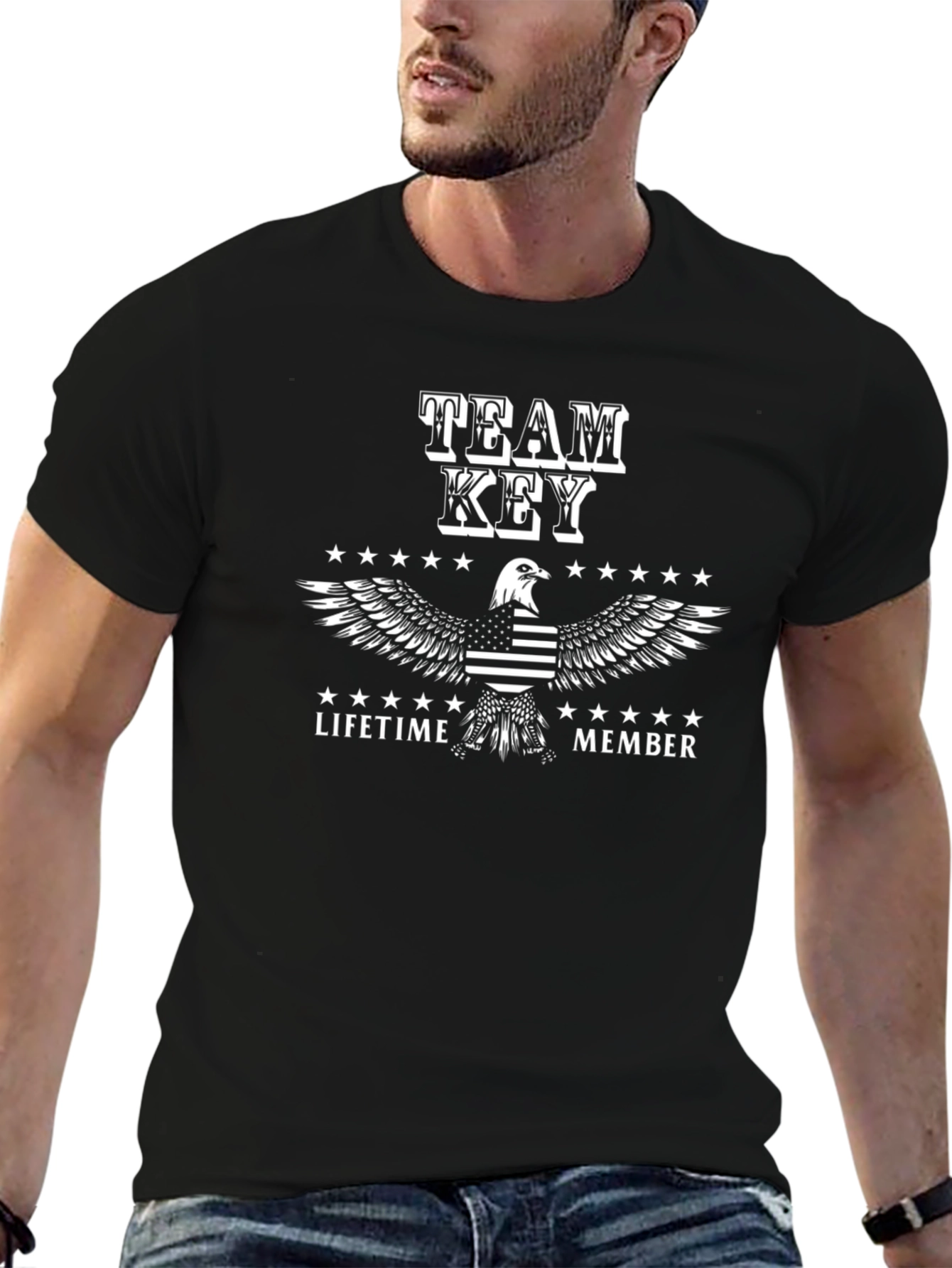 Team Key Lifetime Member Graphic T-Shirt
