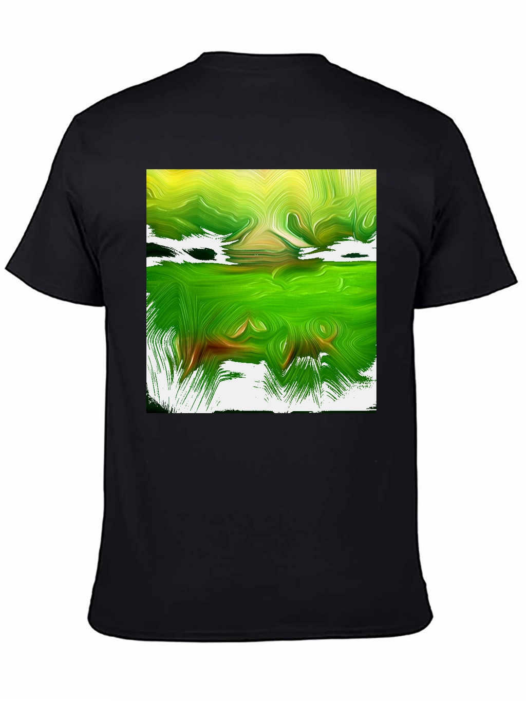 Abstract Green Graphic Tee