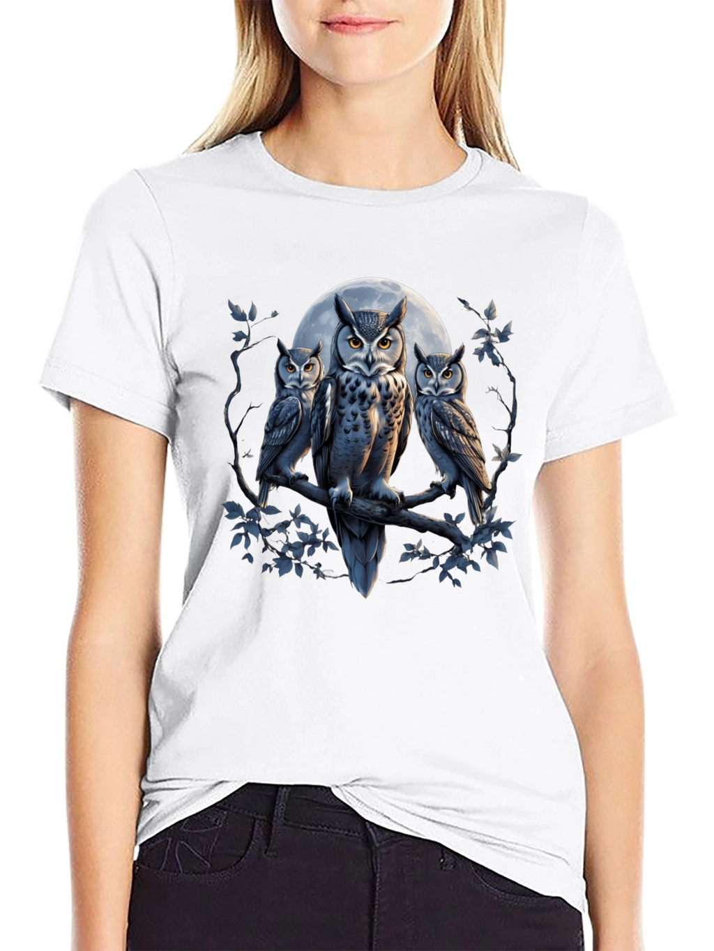 Owl Moon T-Shirt - Graphic Tee