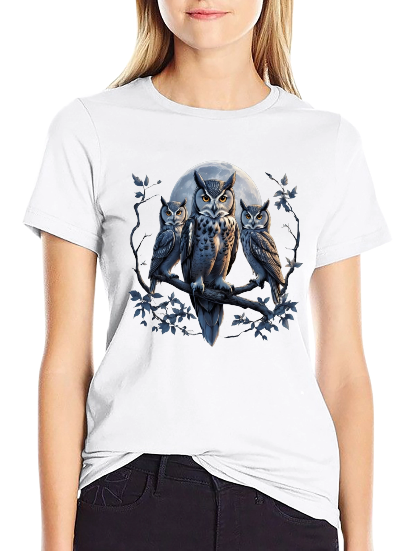 Owl Moon T-Shirt - Graphic Tee