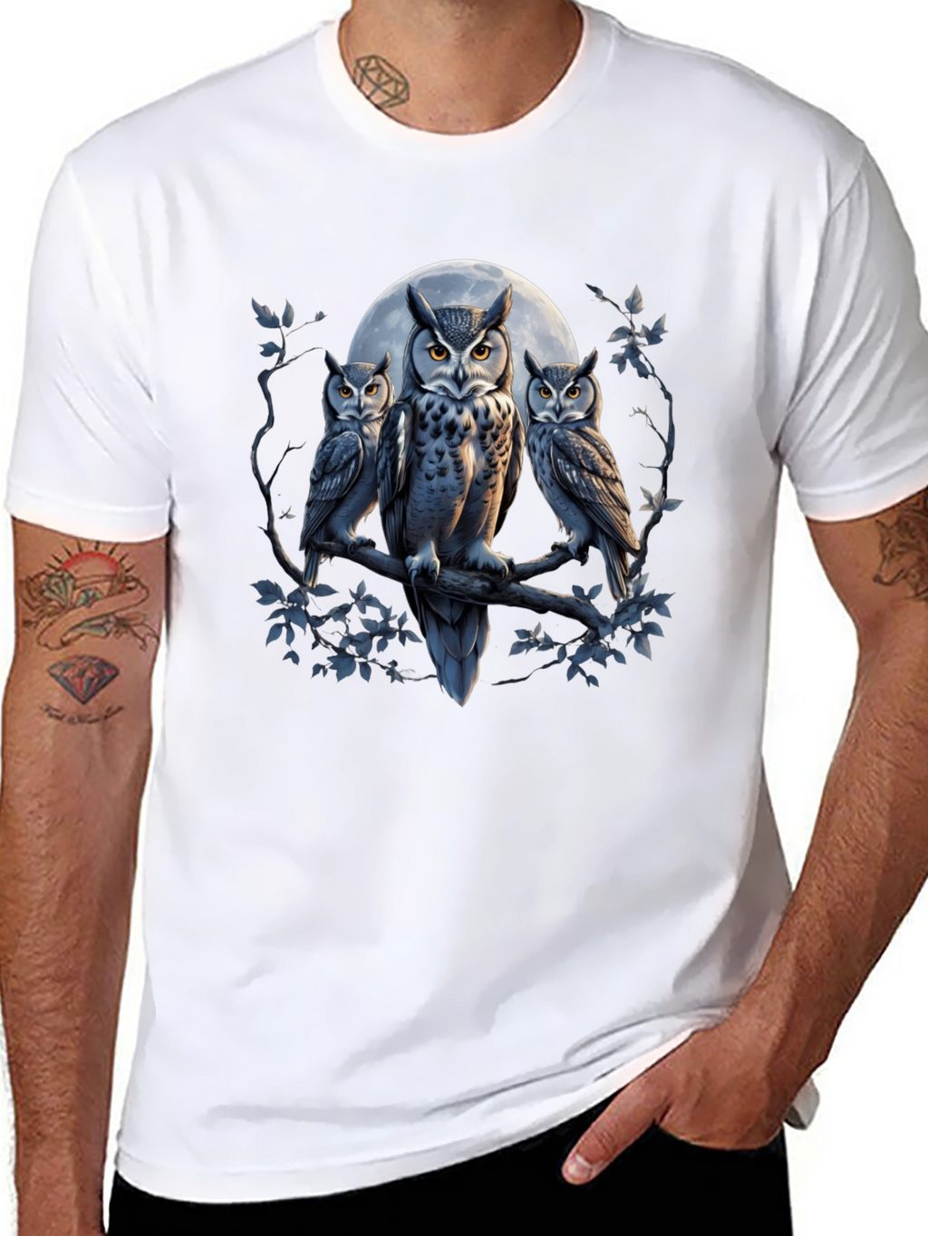 Owl Moon T-Shirt - Graphic Tee