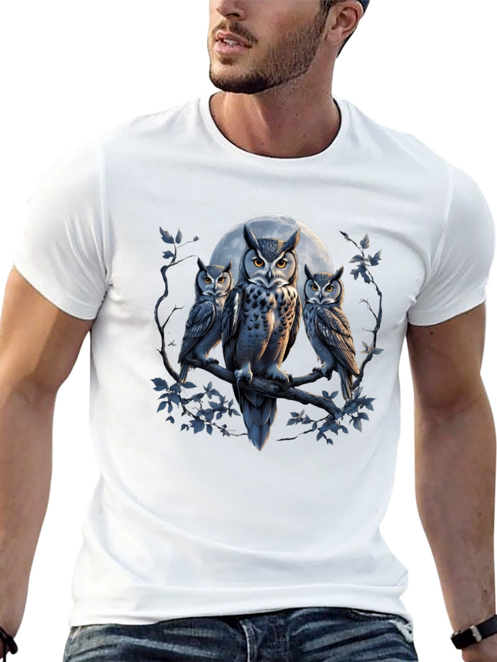 Owl Moon T-Shirt - Graphic Tee