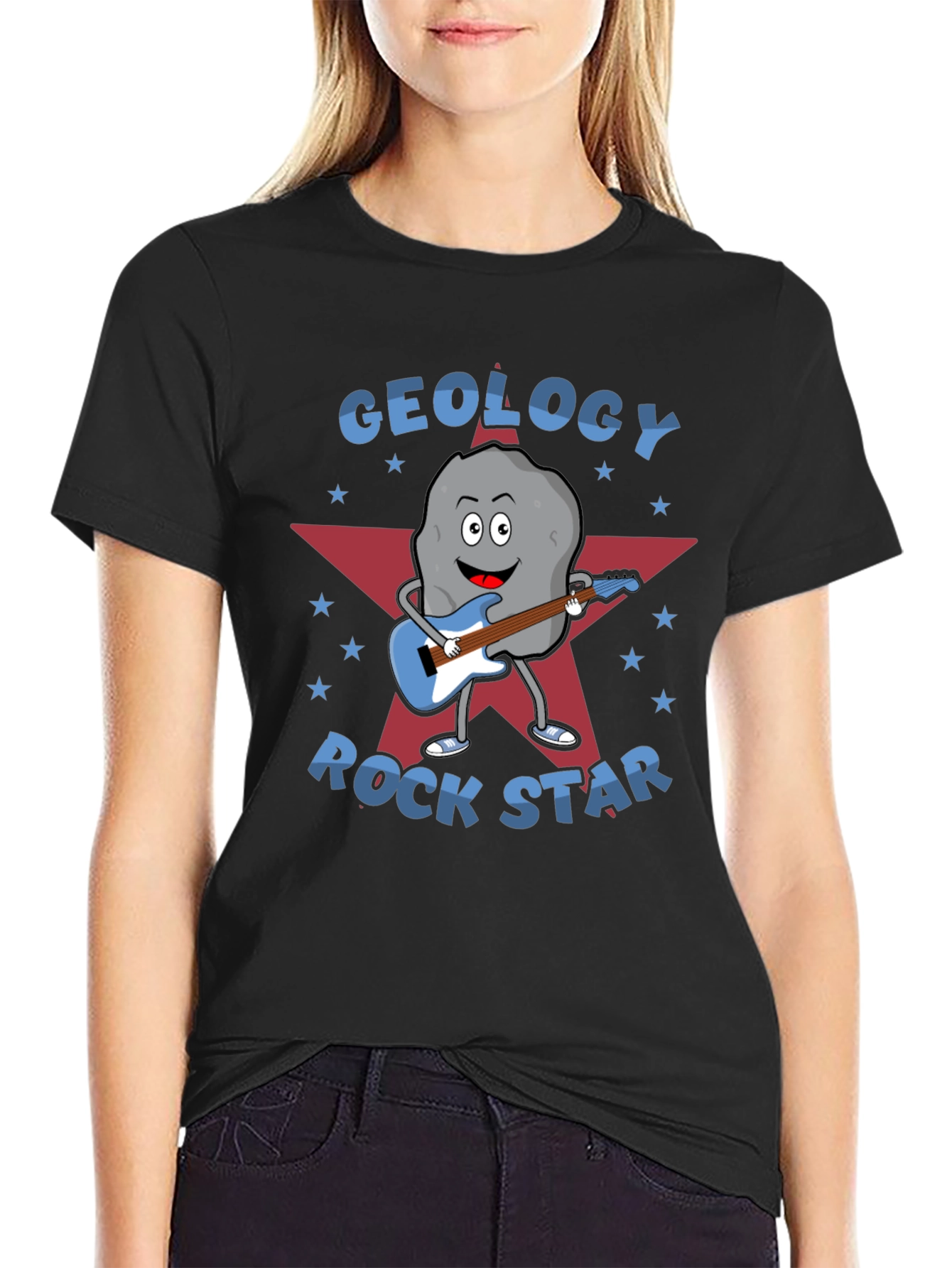 Geology Rock Star Graphic T-Shirt