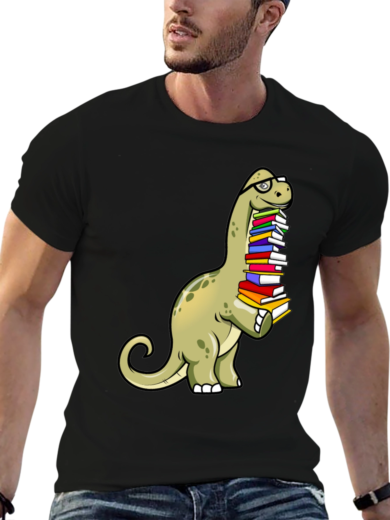 Dino Reader T-Shirt: Bookworm Brontosaurus