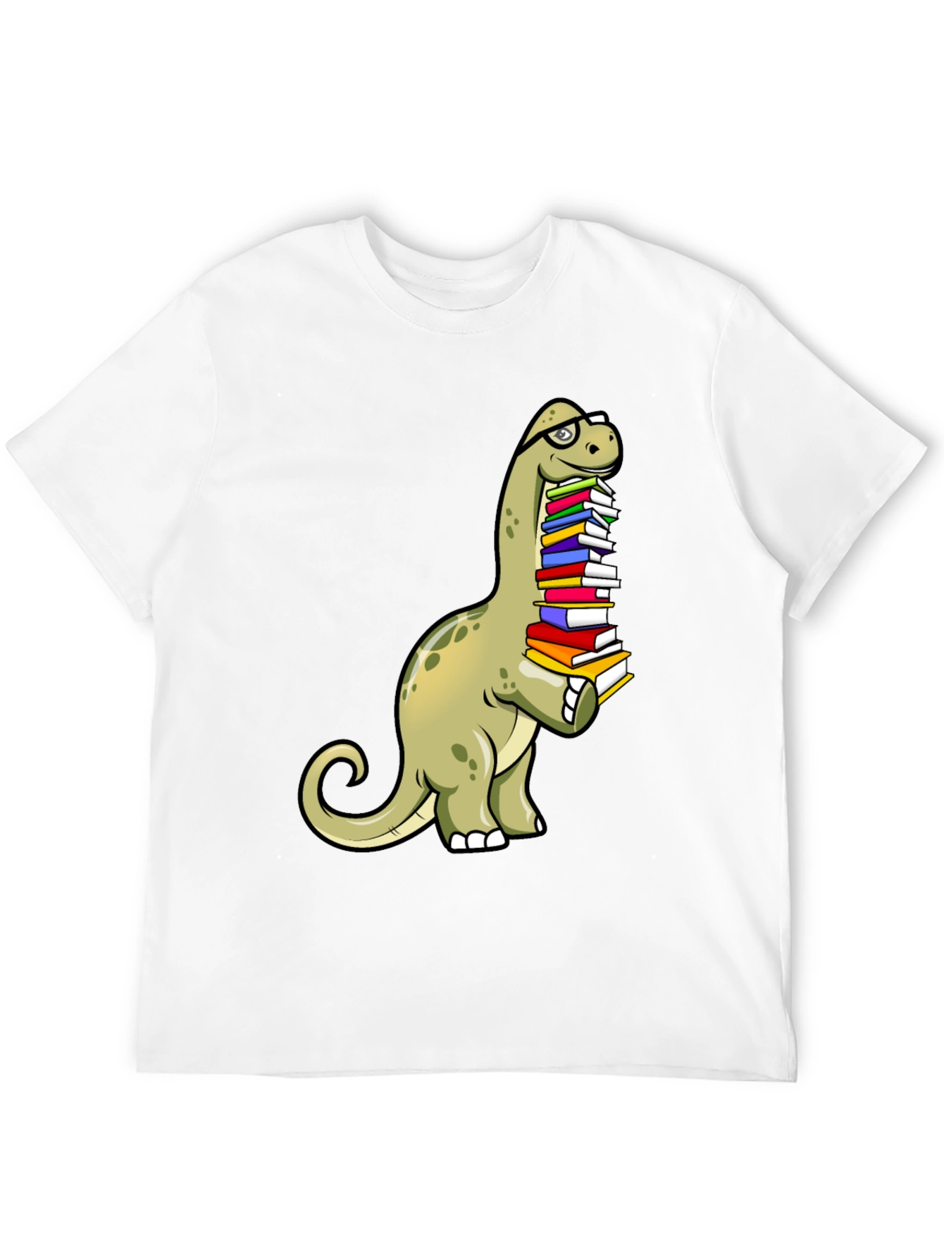 Dino Reader T-Shirt: Bookworm Brontosaurus