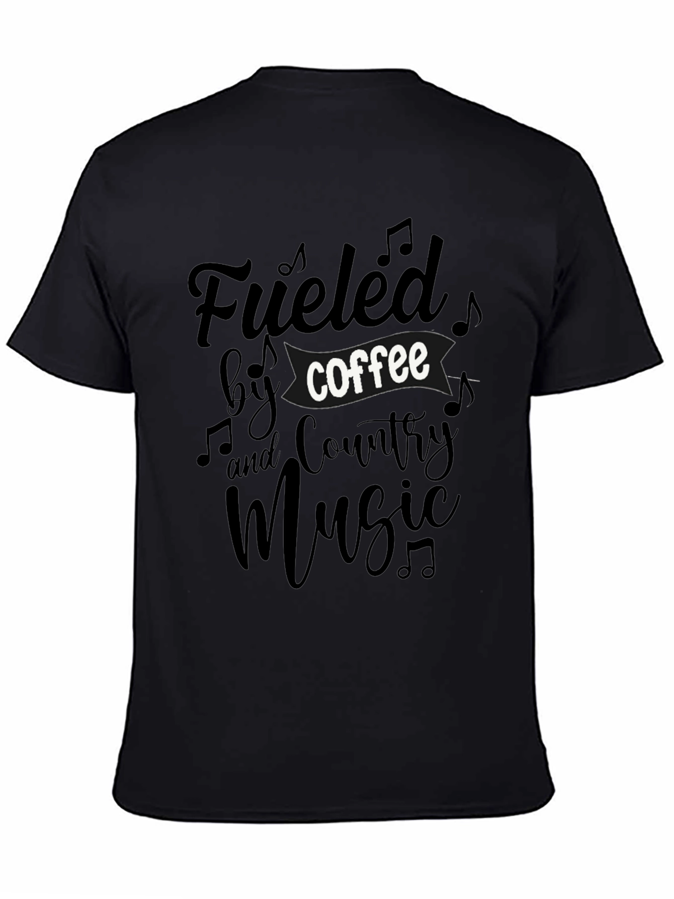 Fueled by Coffee & Country Music Graphic Tee