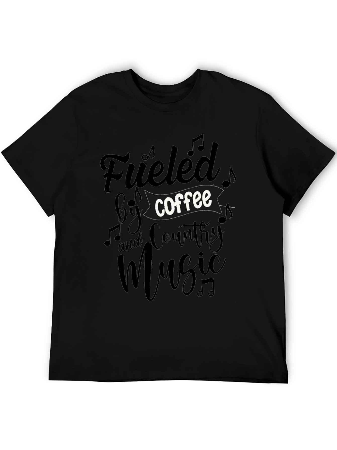 Fueled by Coffee & Country Music Graphic Tee