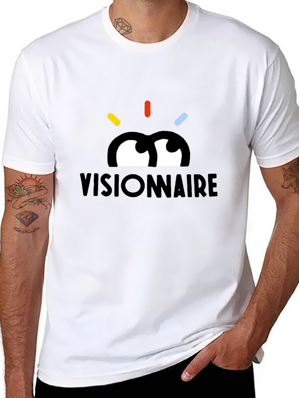 Visionnaire Graphic Tee - Modern Style