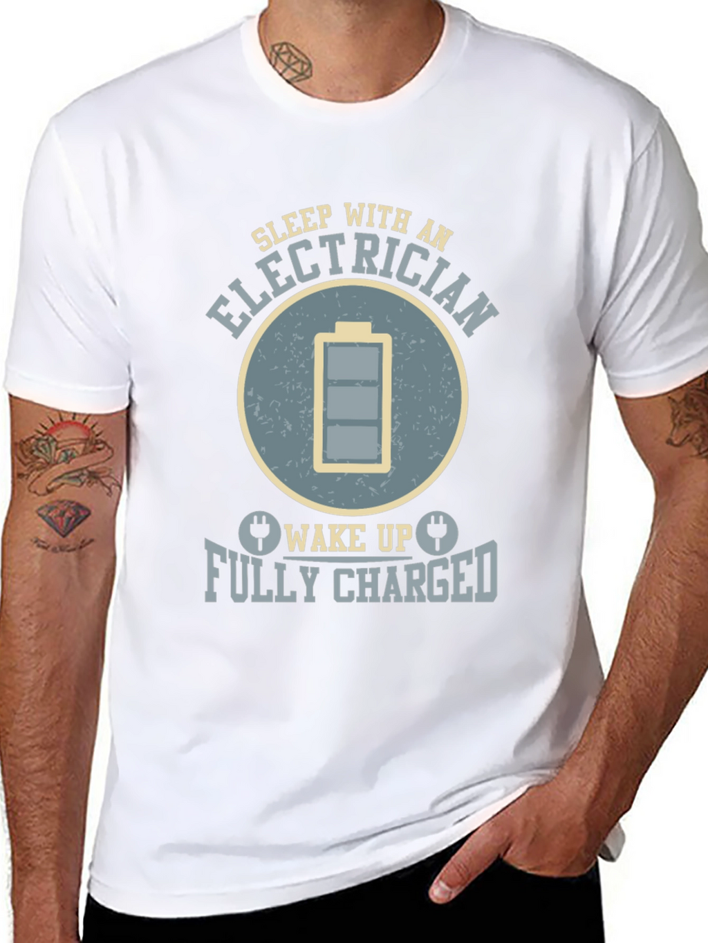 Electrician Humor Graphic T-Shirt