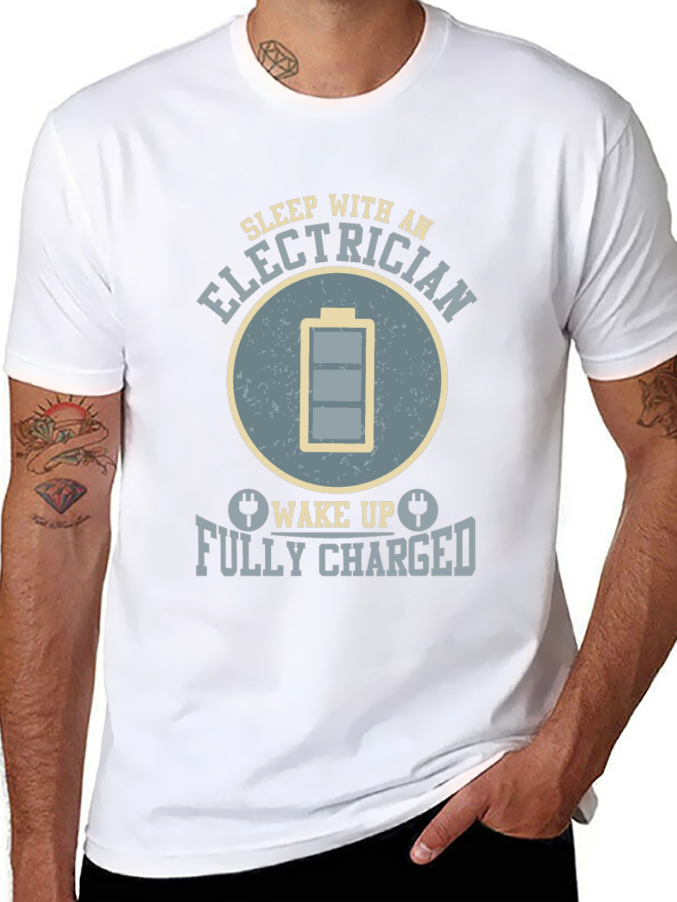 Electrician Humor Graphic T-Shirt