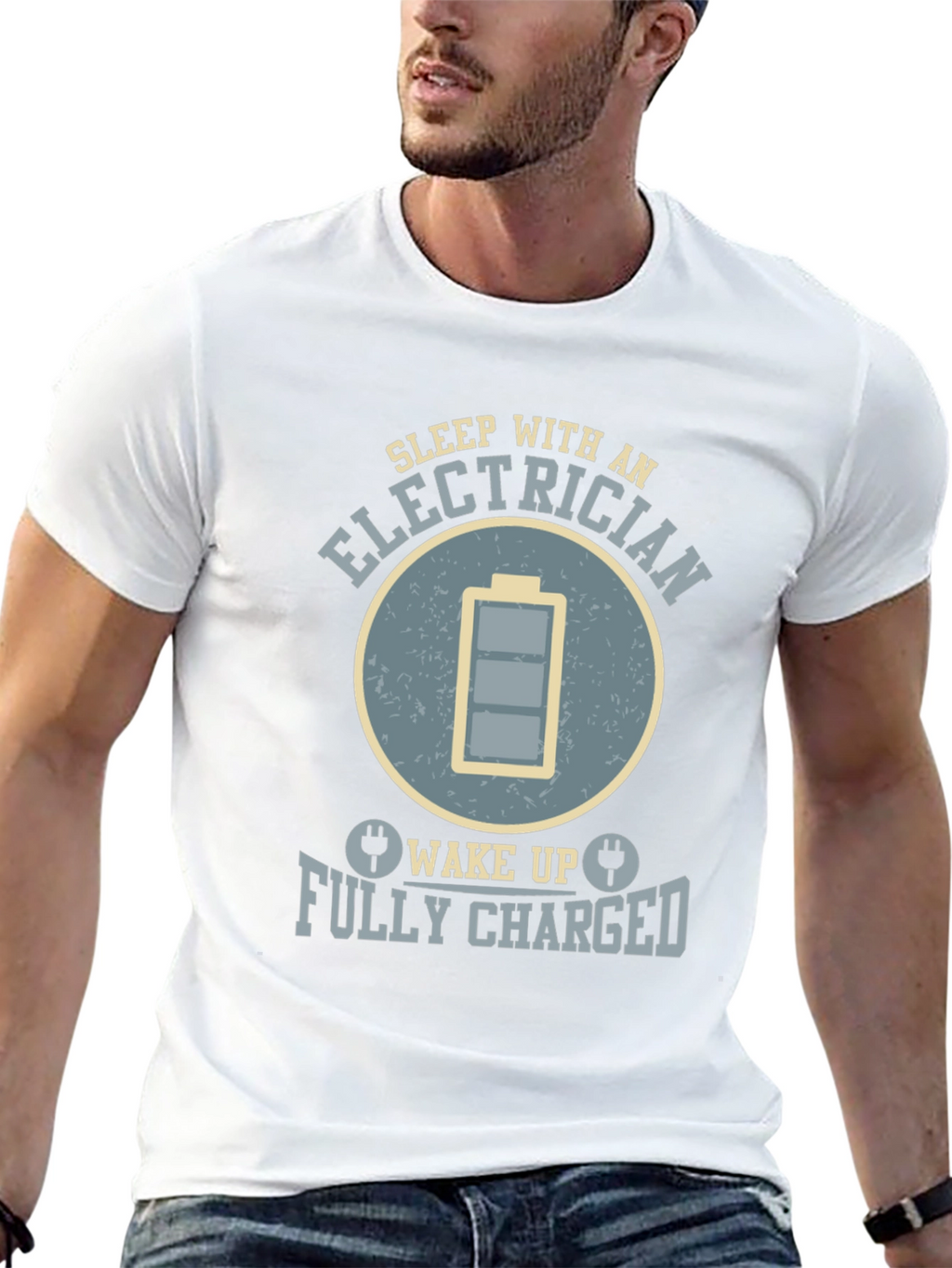 Electrician Humor Graphic T-Shirt