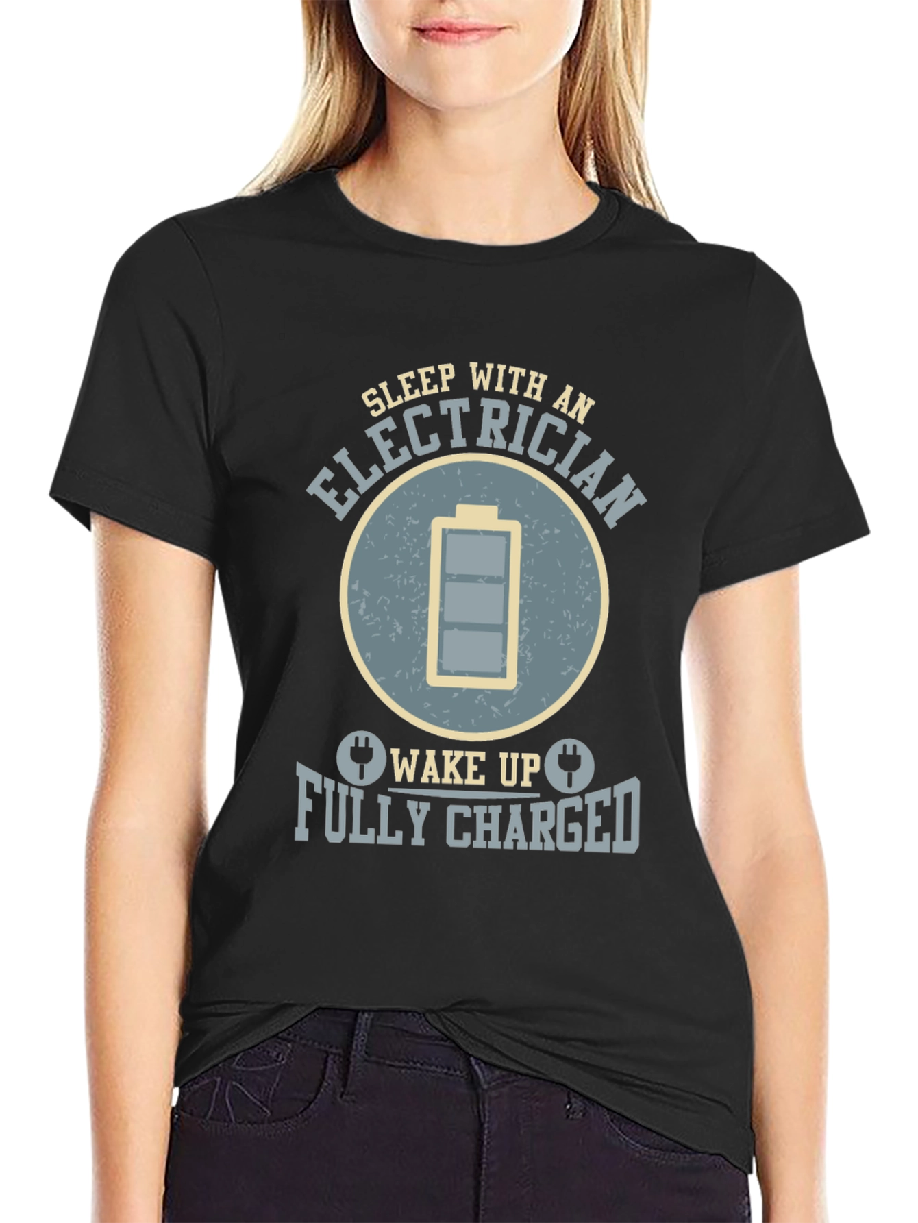Electrician Humor Graphic T-Shirt