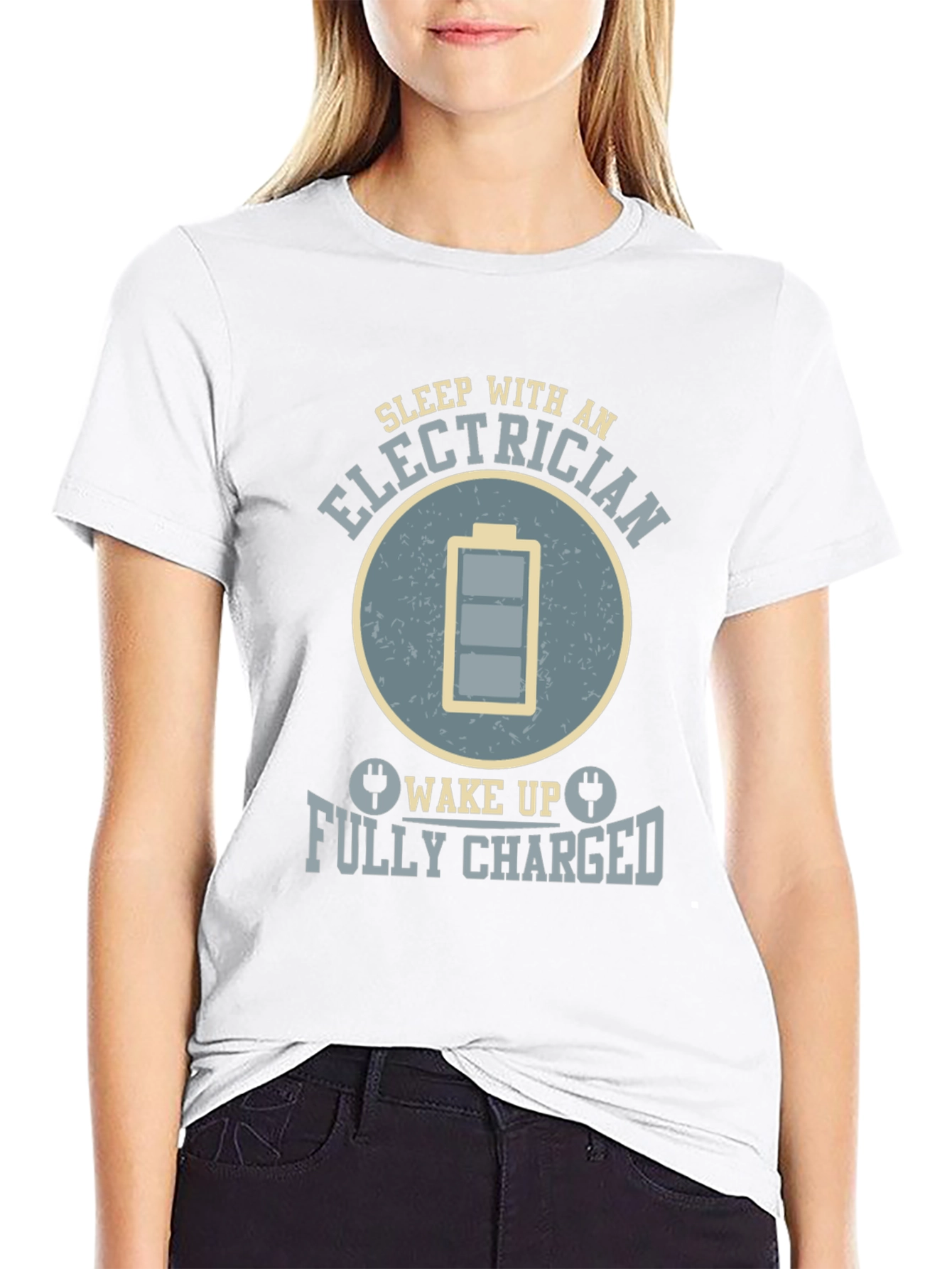 Electrician Humor Graphic T-Shirt