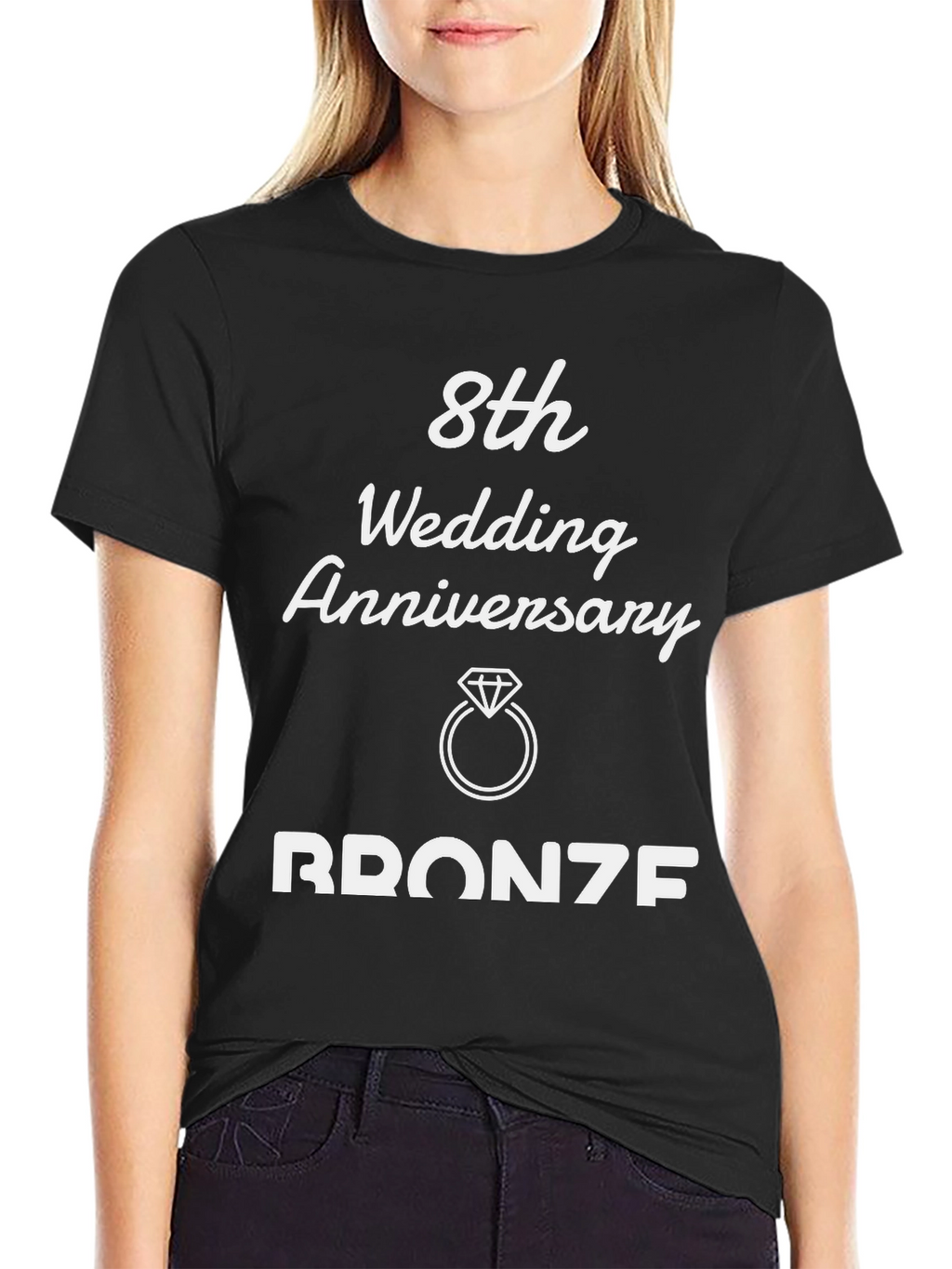 8th Wedding Anniversary Bronze T-Shirt