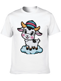 Cute Goat Cartoon T-Shirt