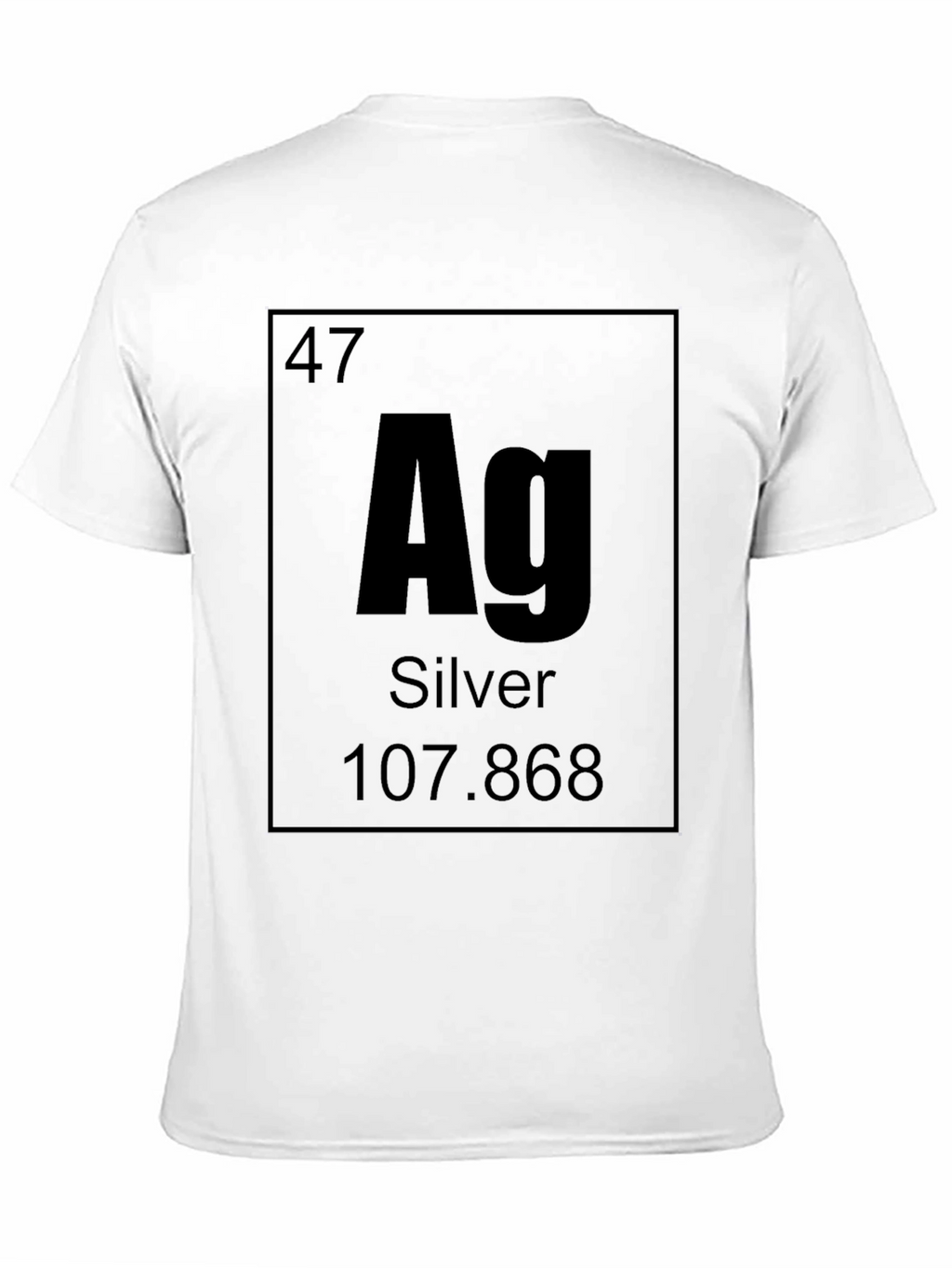 Periodic Table Silver Element T-Shirt - Chemistry Science Tee