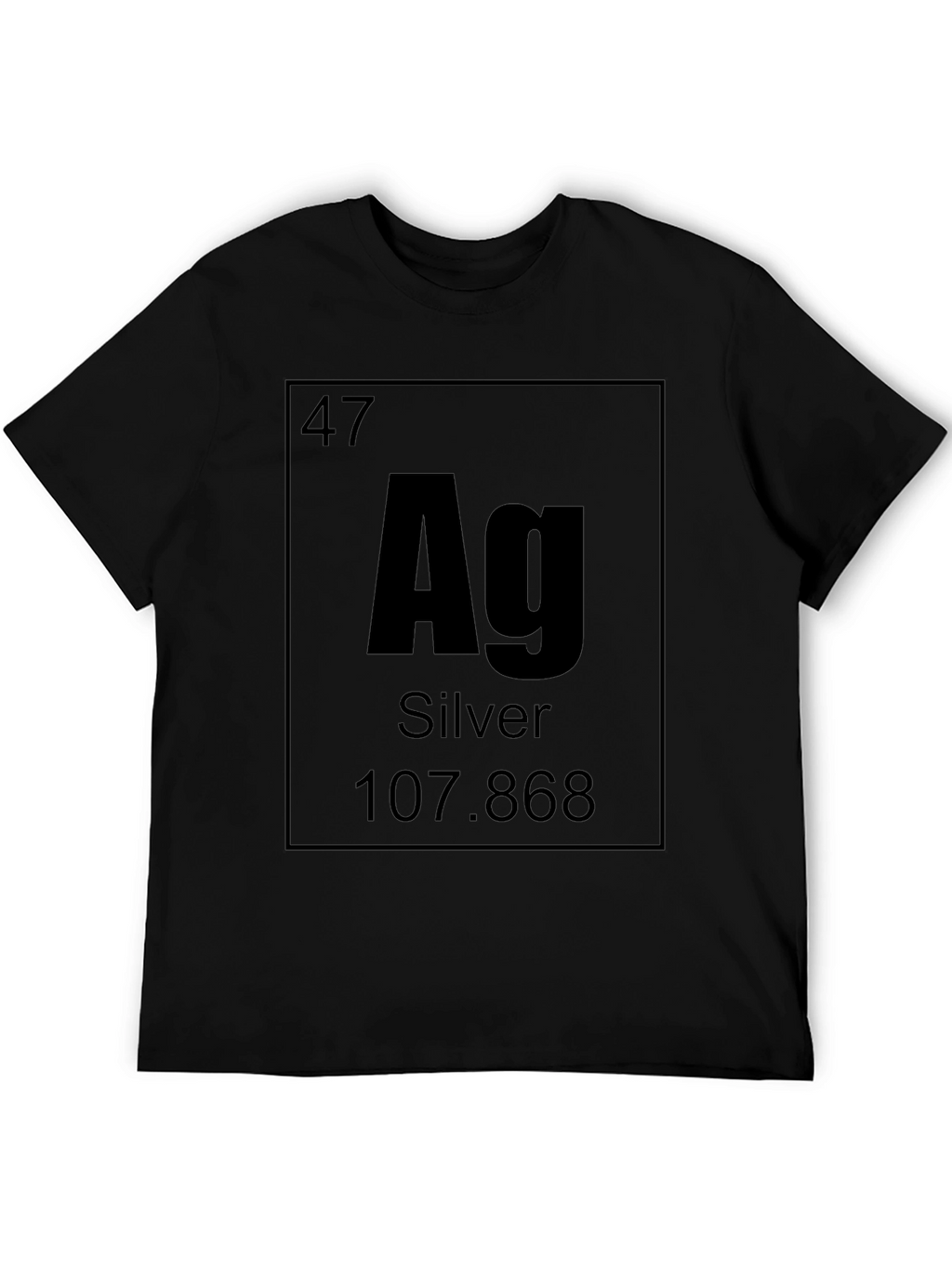 Periodic Table Silver Element T-Shirt - Chemistry Science Tee