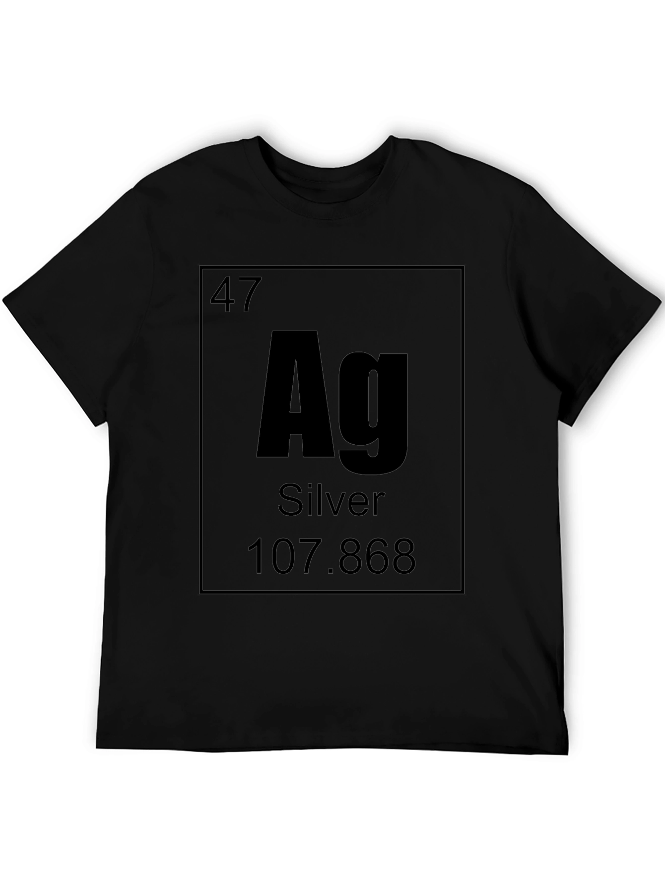 Periodic Table Silver Element T-Shirt - Chemistry Science Tee