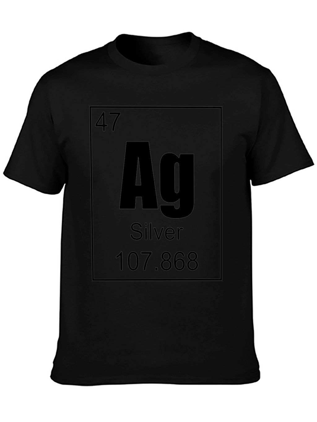 Periodic Table Silver Element T-Shirt - Chemistry Science Tee
