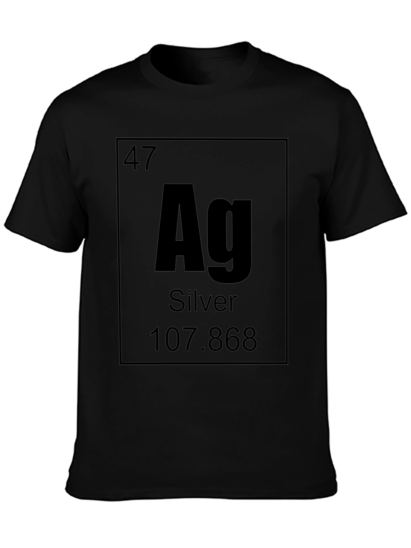 Periodic Table Silver Element T-Shirt - Chemistry Science Tee