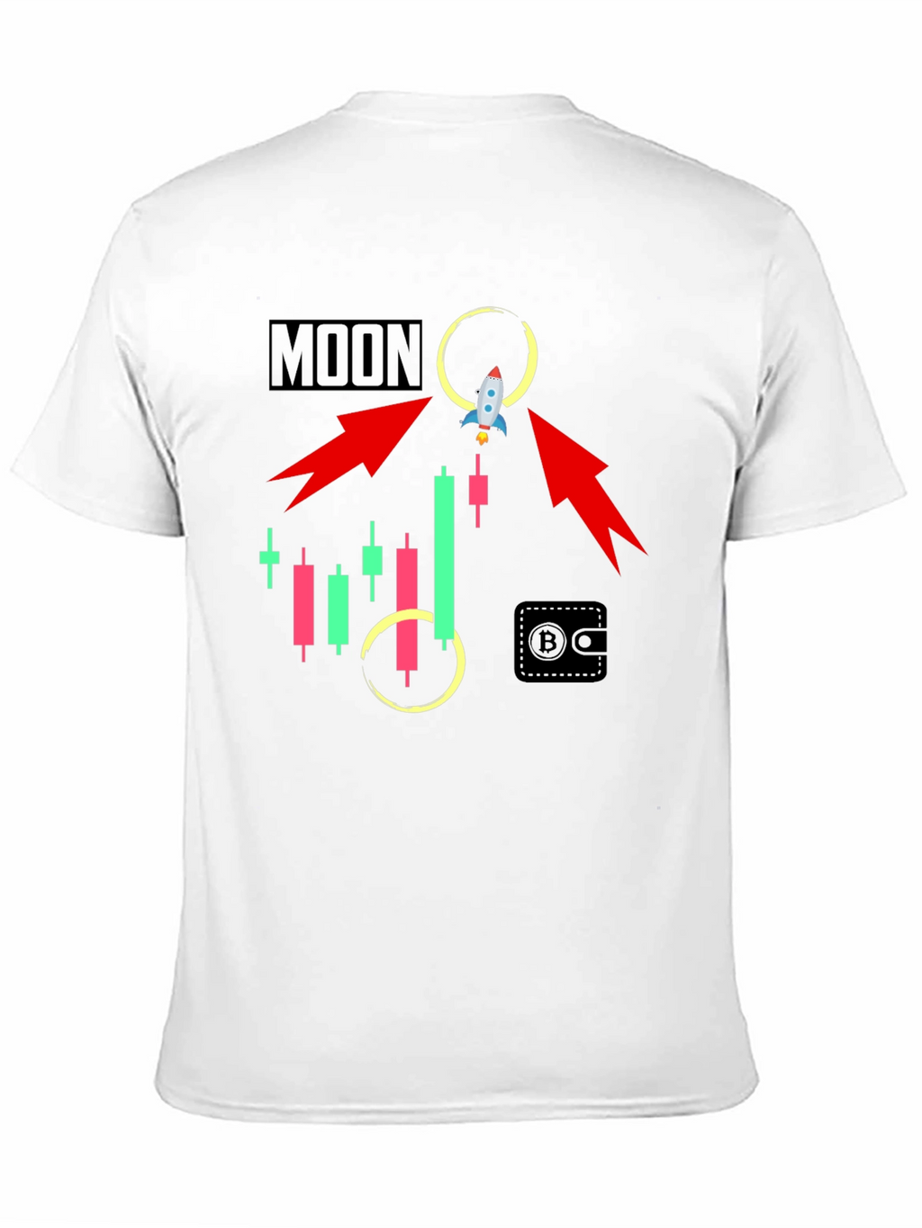 To the Moon Crypto T-Shirt - Trader Gift