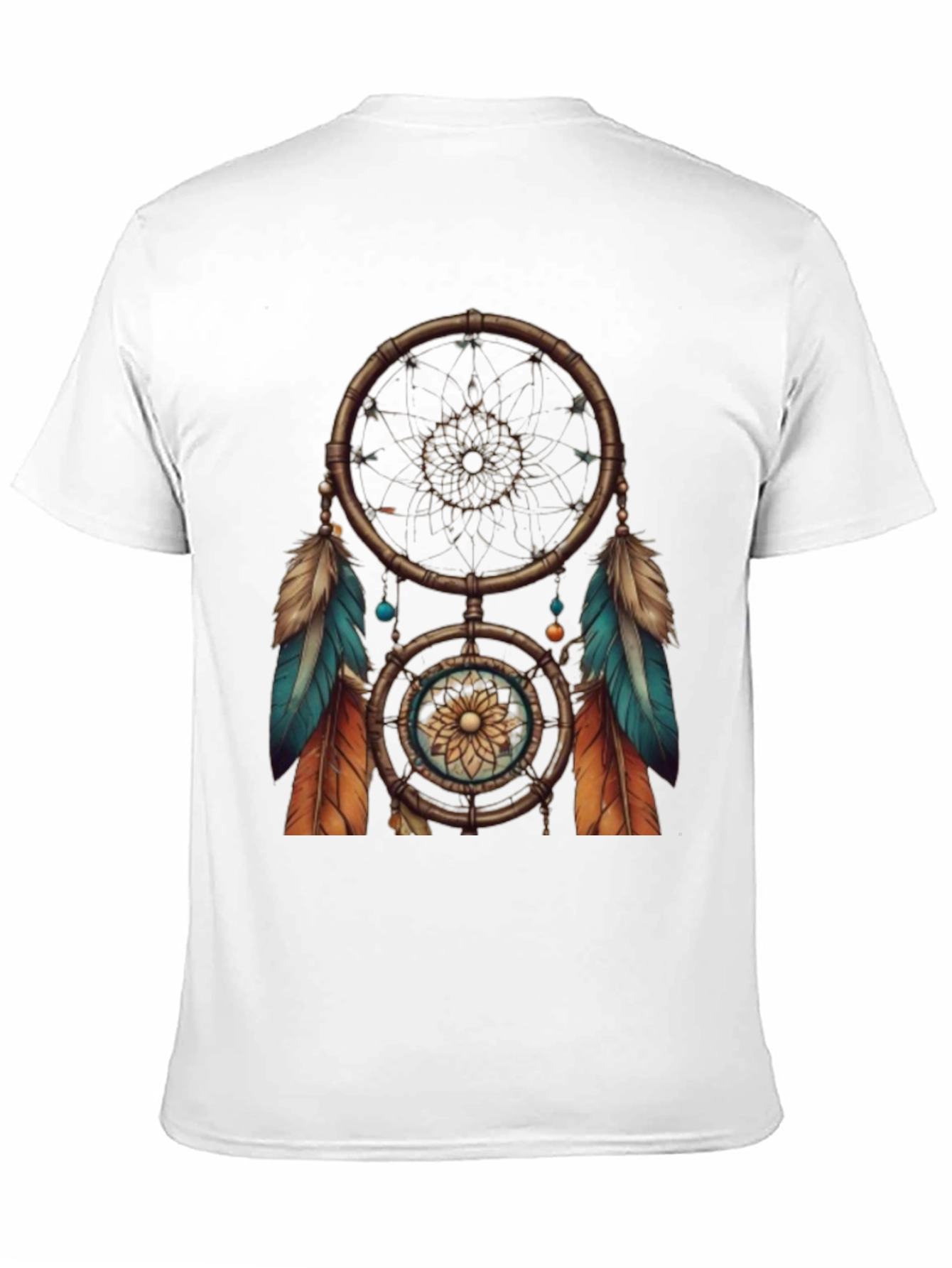 Dreamcatcher Graphic Tee - Black Cotton T-Shirt