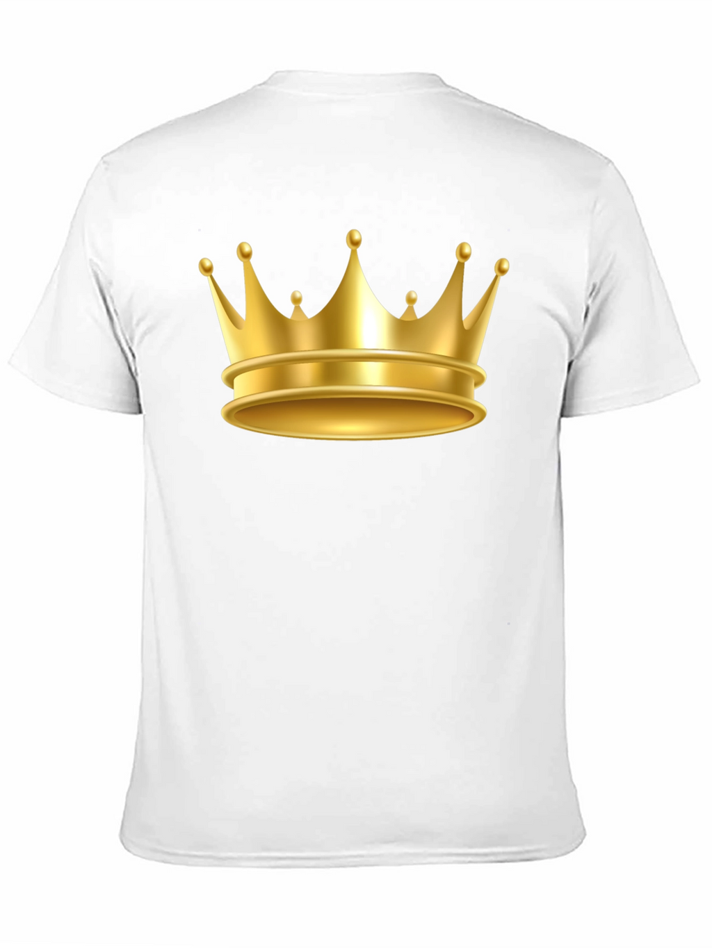 Gold Crown Graphic Tee - Premium Cotton Blend