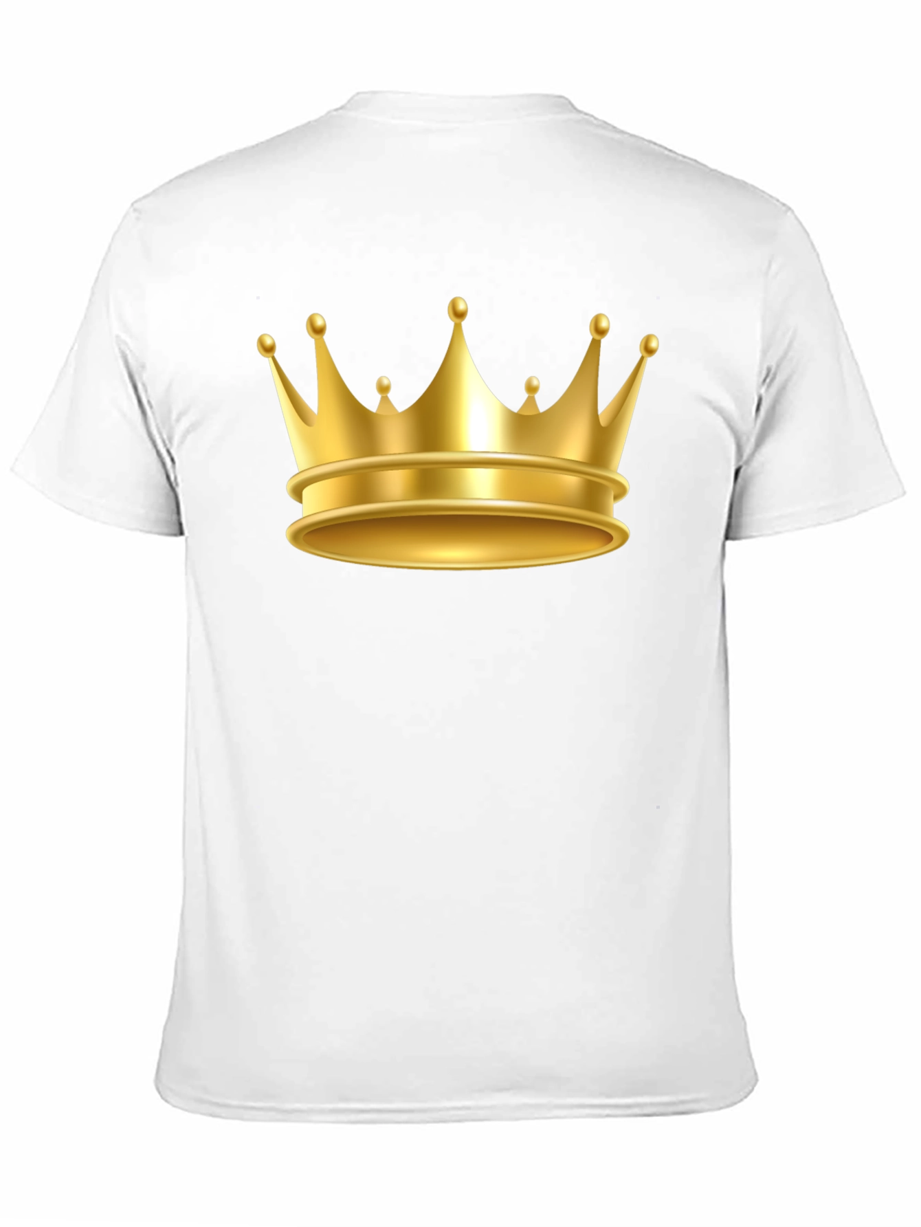 Gold Crown Graphic Tee - Premium Cotton Blend