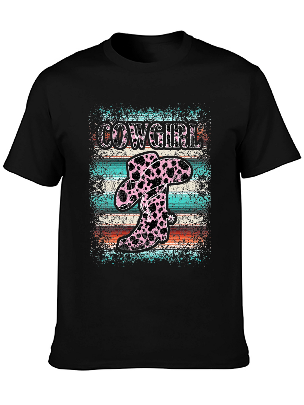 Cowgirl Boots and Hat Graphic T-Shirt