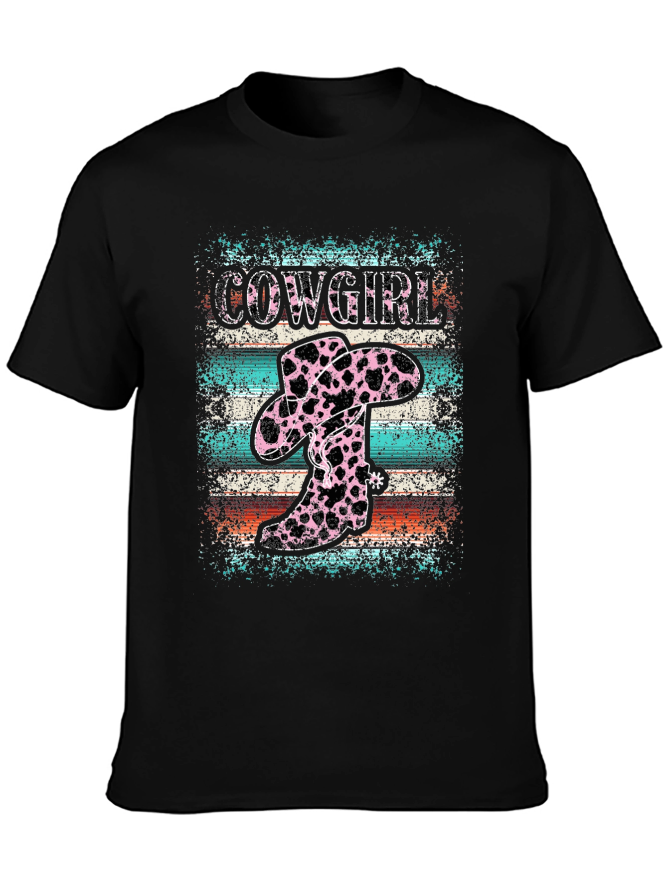 Cowgirl Boots and Hat Graphic T-Shirt