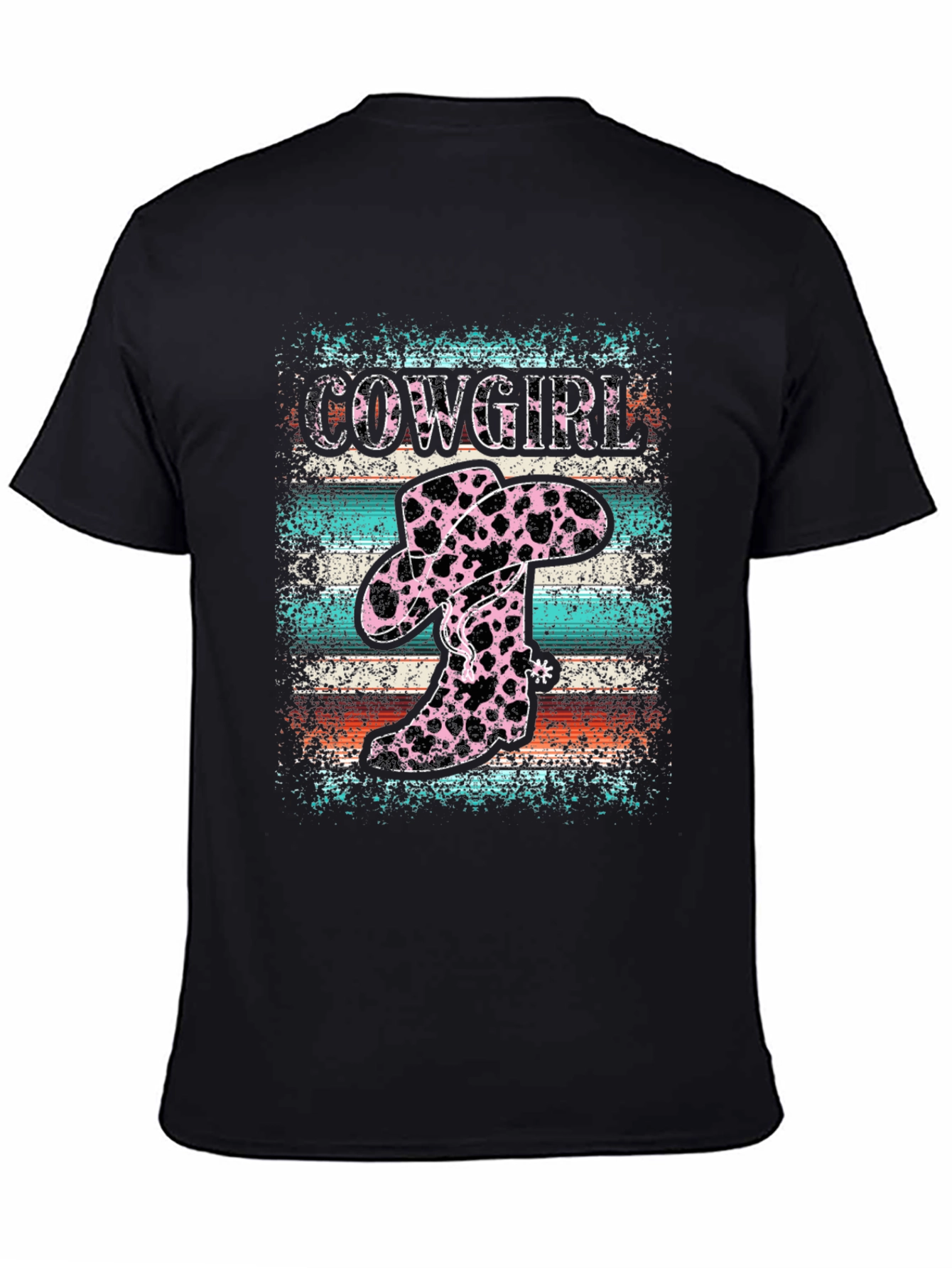 Cowgirl Boots and Hat Graphic T-Shirt