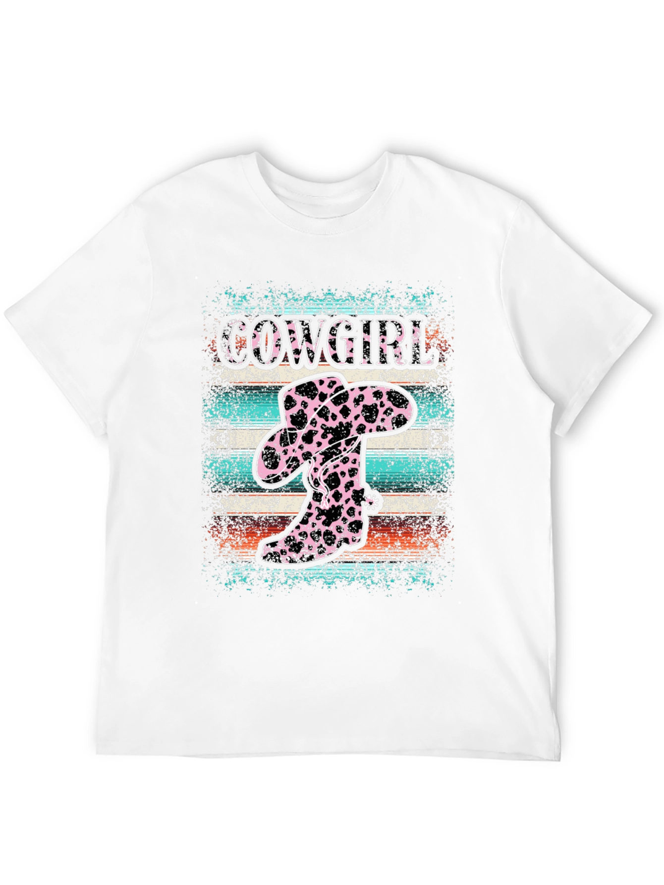Cowgirl Boots and Hat Graphic T-Shirt