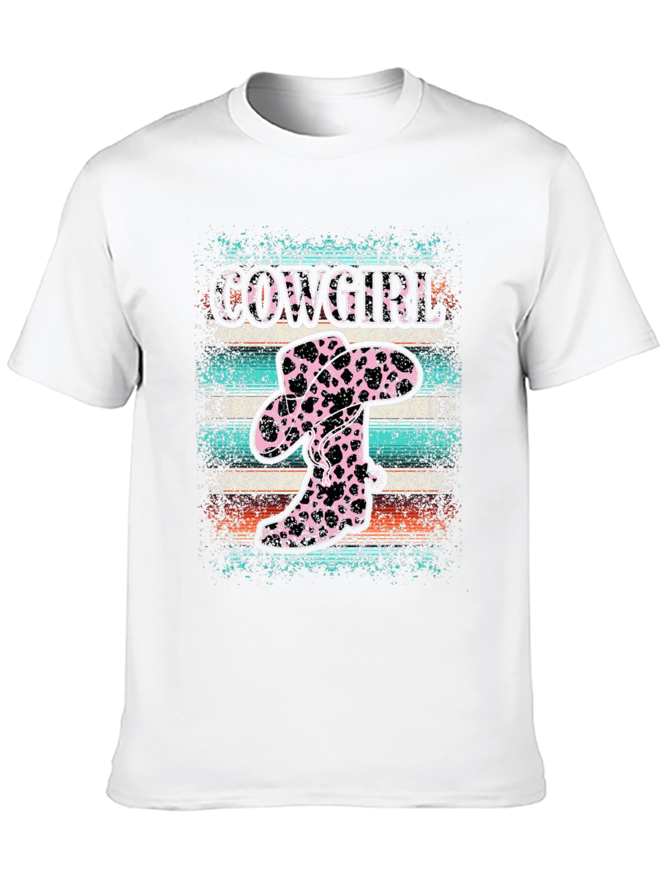 Cowgirl Boots and Hat Graphic T-Shirt